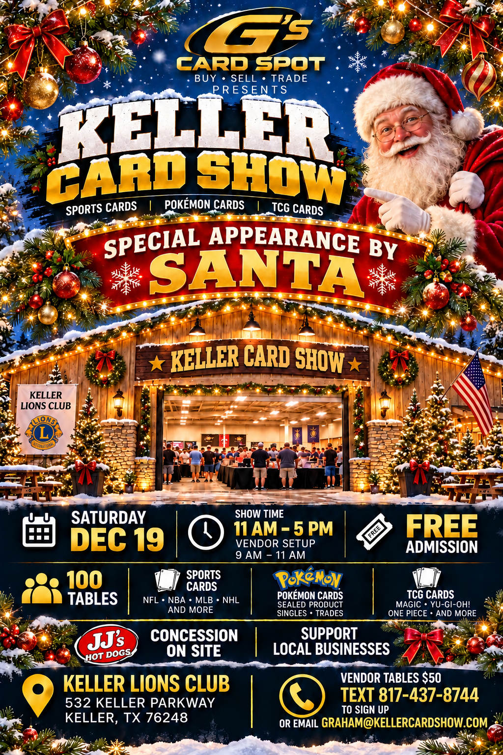 Keller Card Show - December 19th, 2026