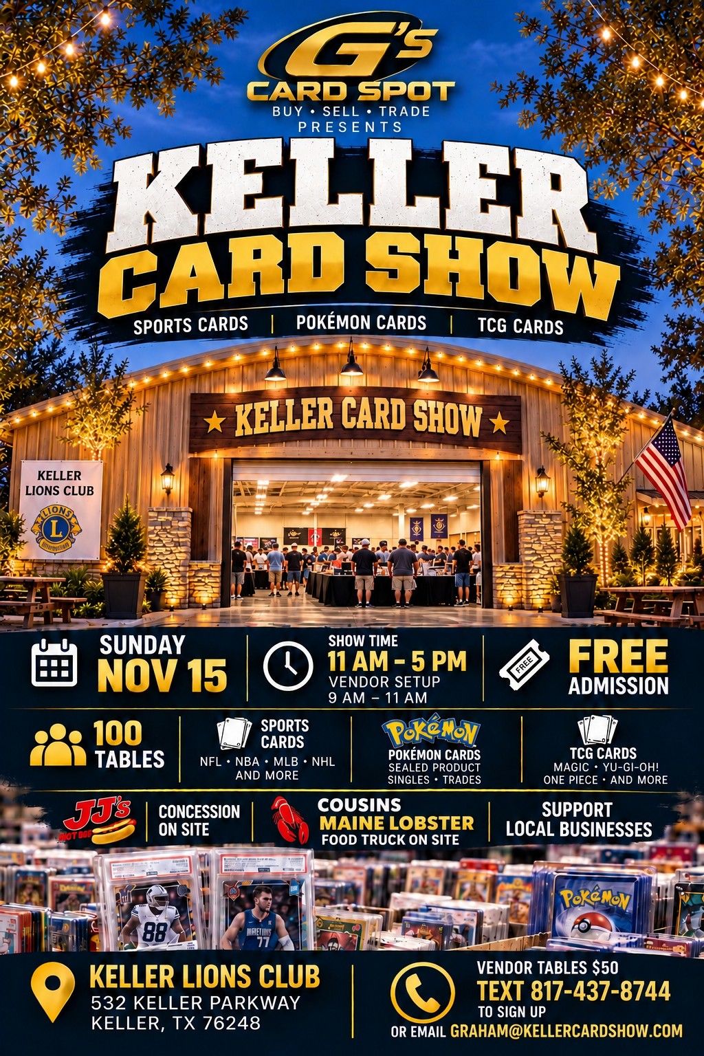 Keller Card Show - November 15, 2026