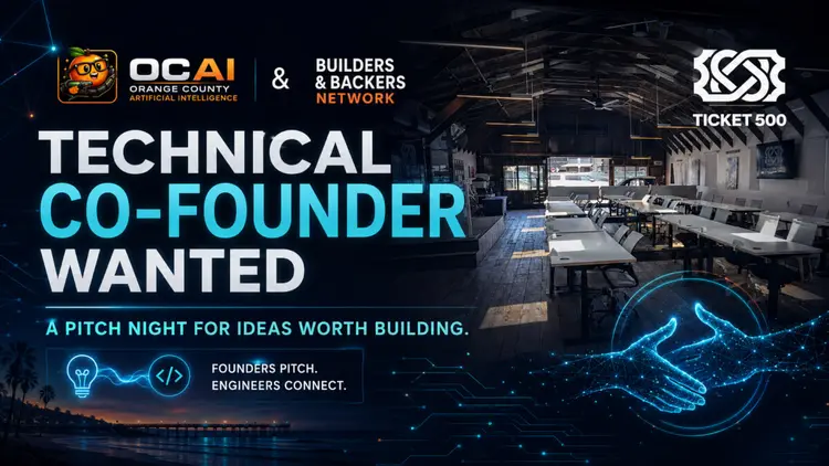 Technical Co-Founder Wanted-A Pitch Night for Ideas Worth Building