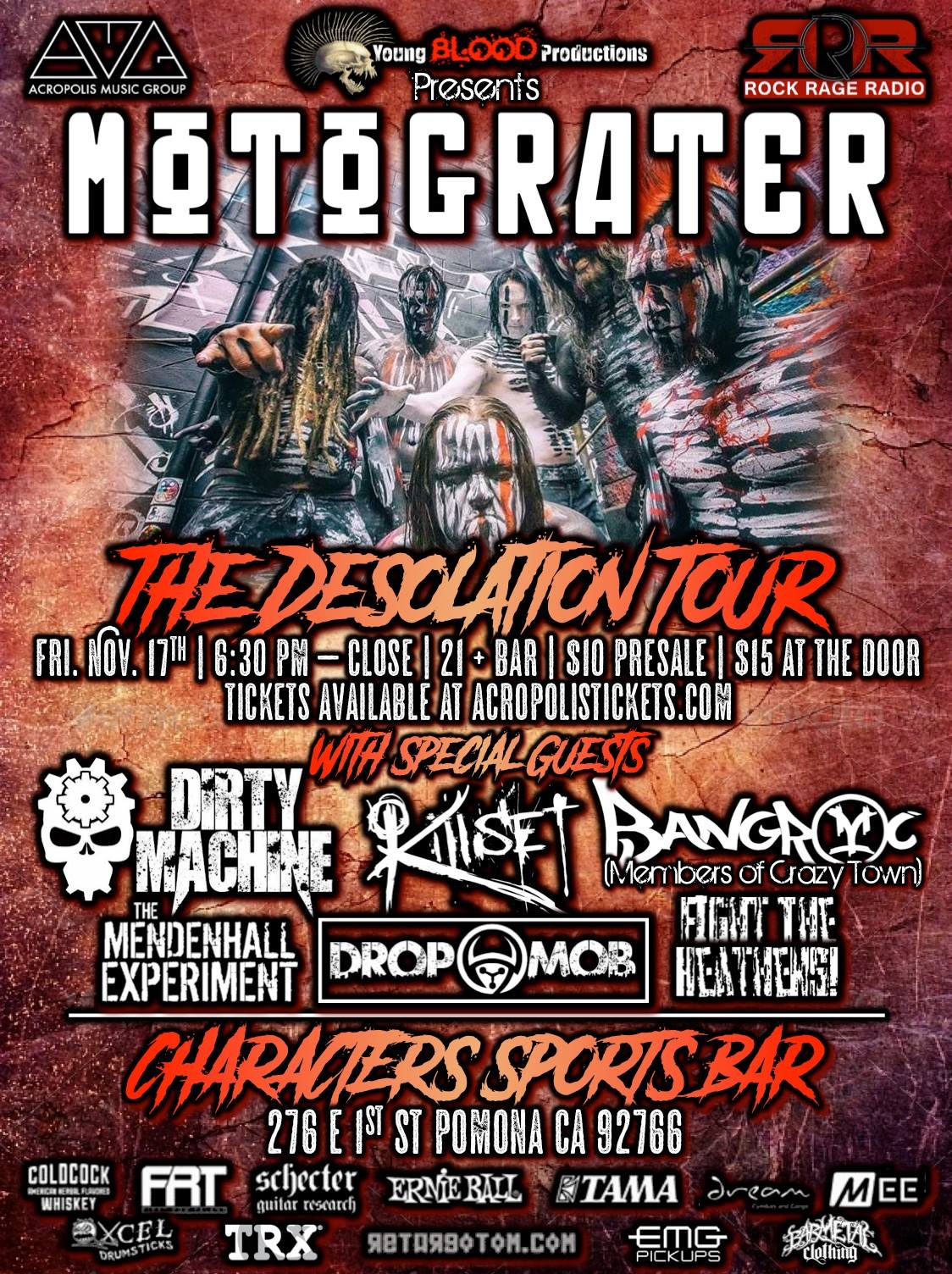 MOTOGRATER - The Desolation Tour