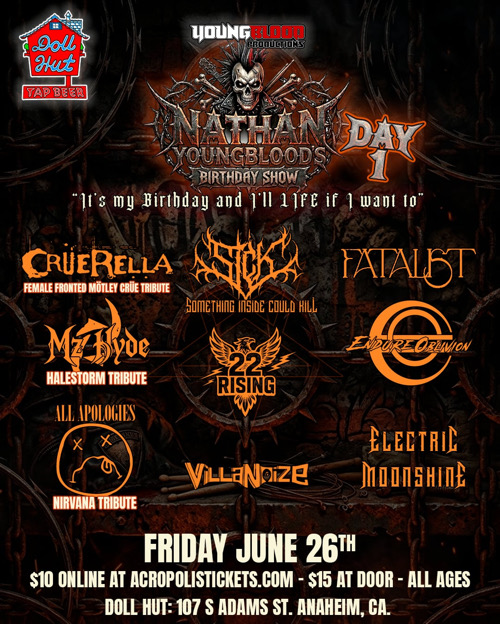 Day 1: Nathan Youngblood’s Birthday Show