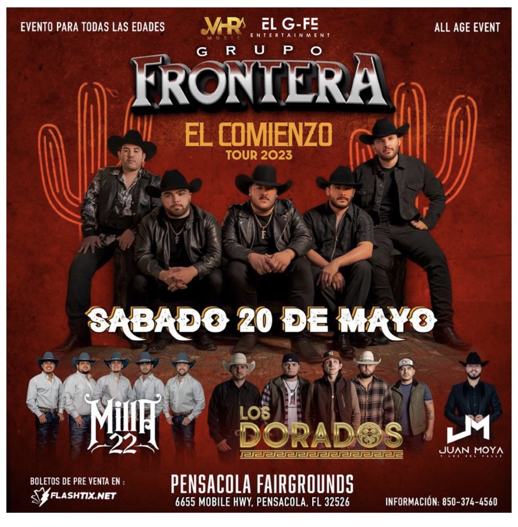Flash Tix Grupo Frontera, Pensacola FL