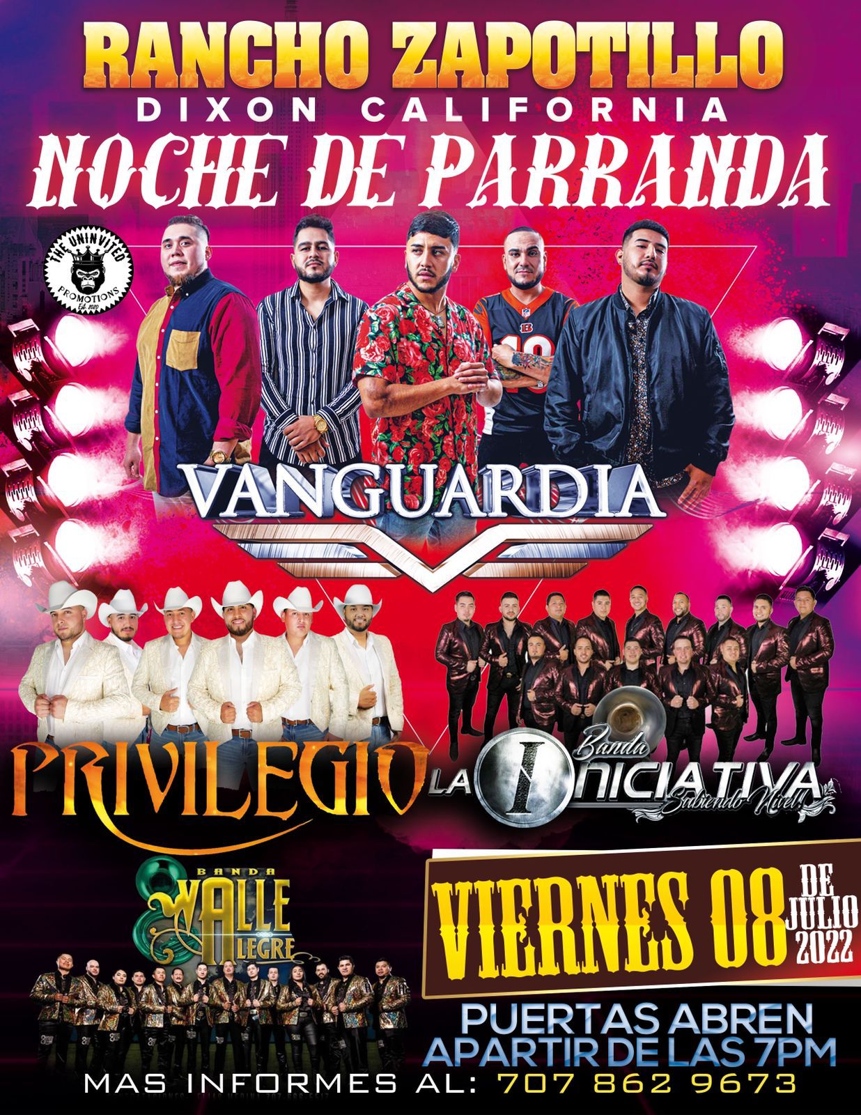 Flash Tix Vanguardia, Dixon CA