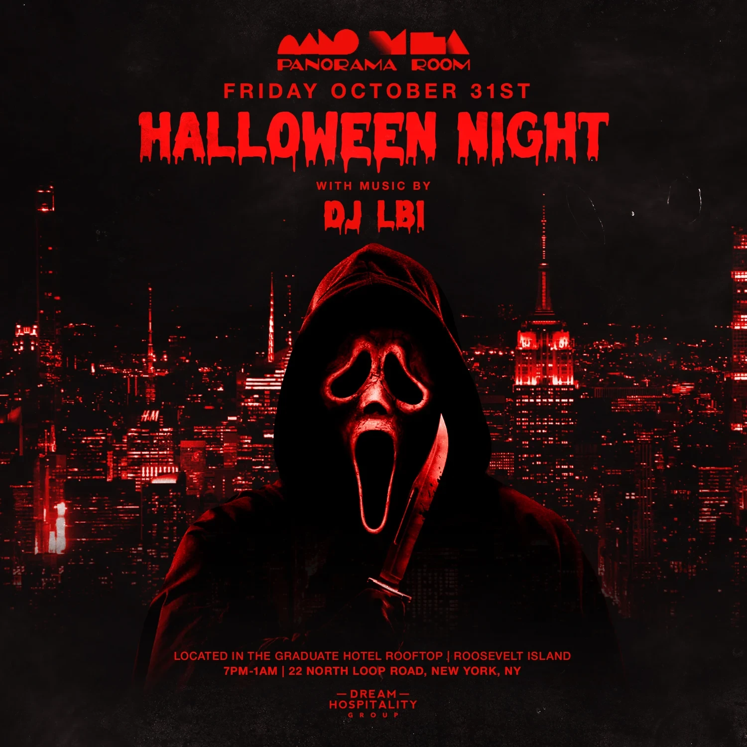2025 Halloween Night at Panorama Room 10/31/25