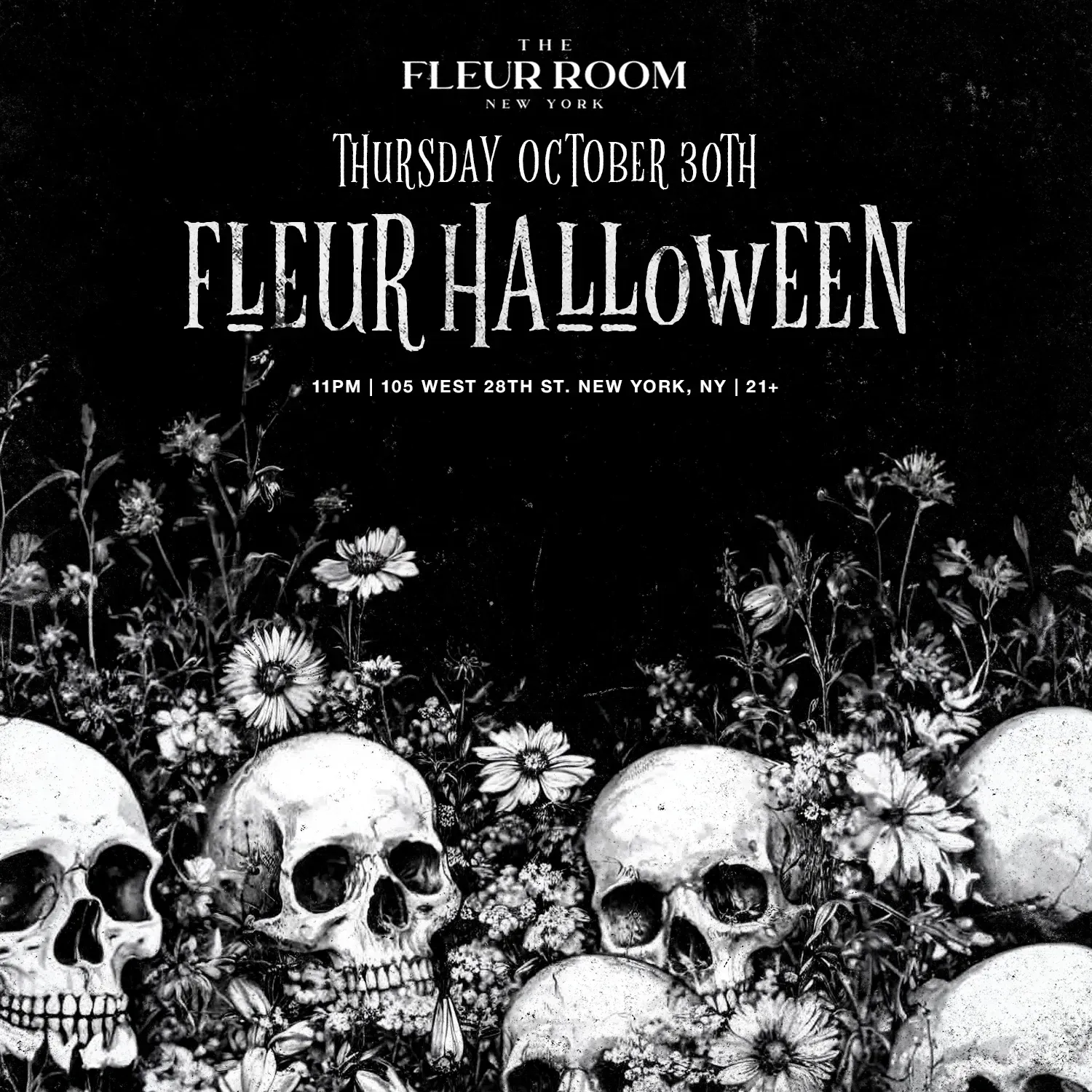 2025 Halloween Weekend at Fleur Room NYC