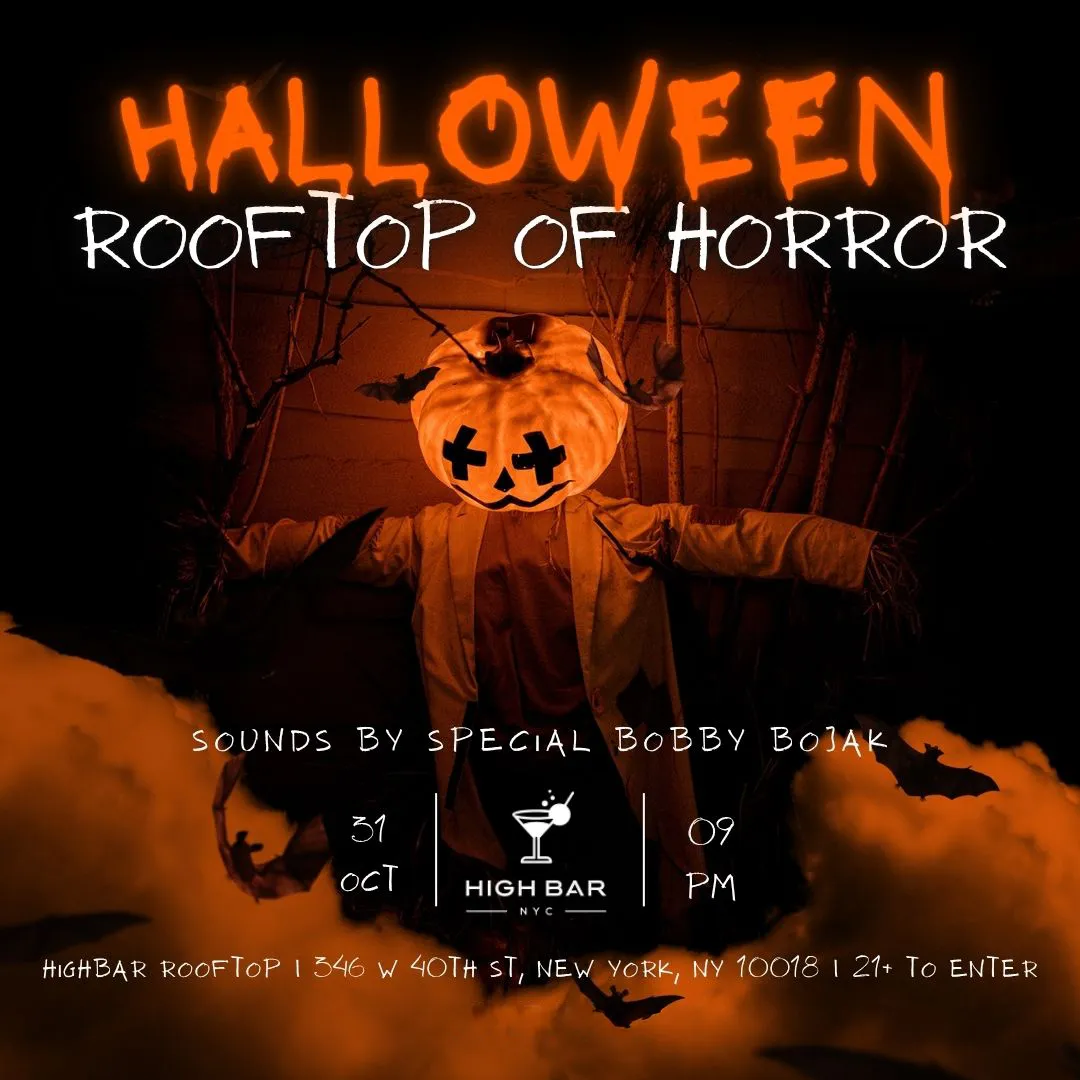 2025 Halloween Night at Highbar Rooftop 10/31/25