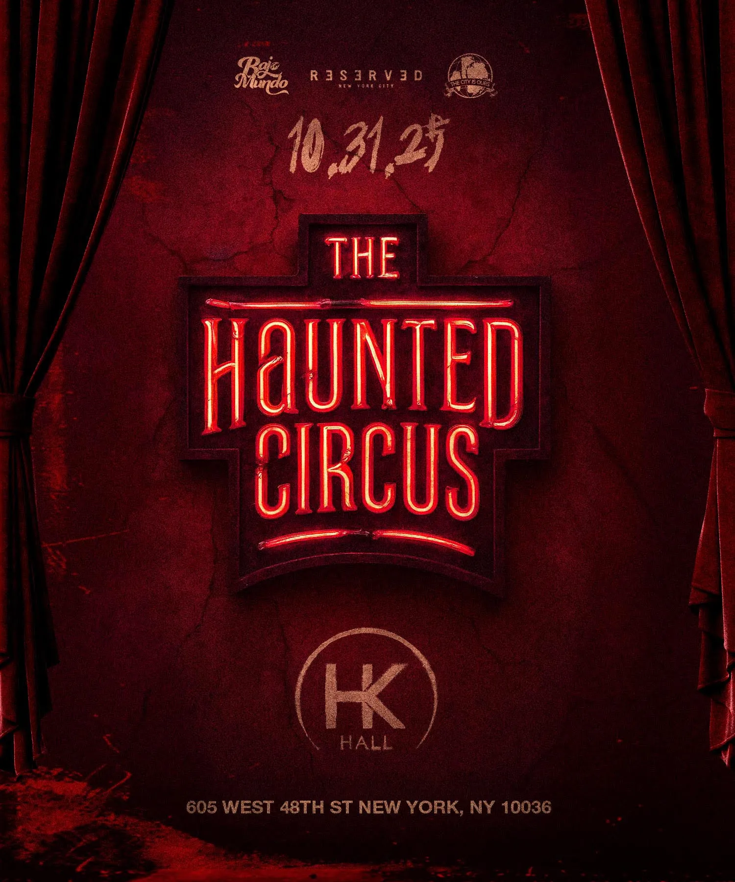 2025 Halloween Night at HK Hall NYC 10/31/25