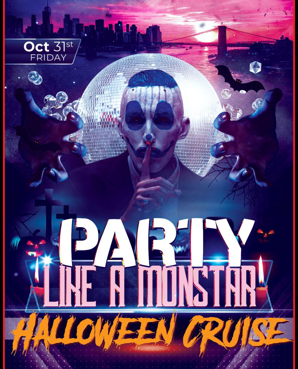 2025 Halloween Night Cruise Party Like a MonSTAR