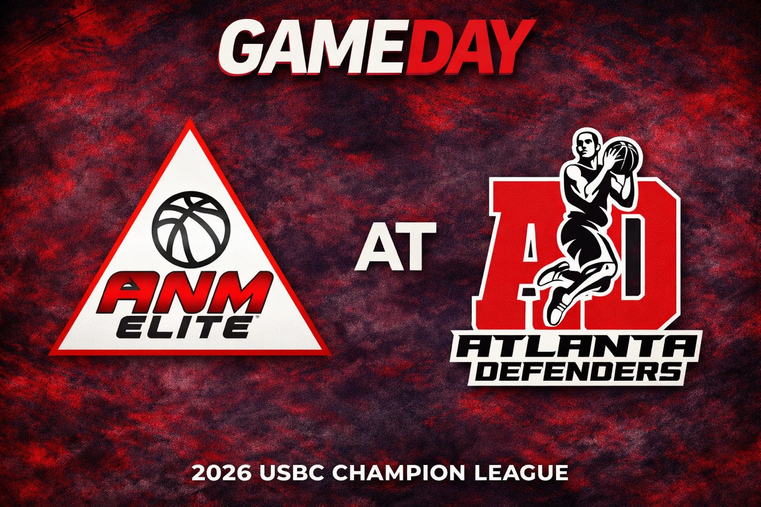 ANM Elite vs Atlanta Defenders 3:00pm August 2, 2026