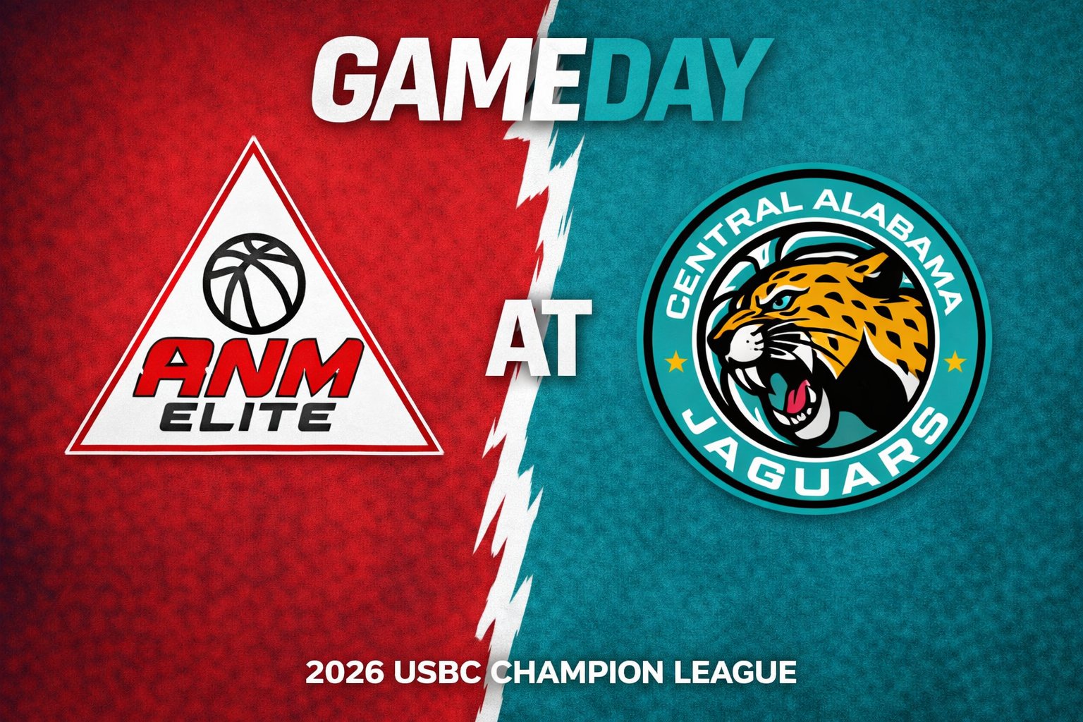 ANM Elite vs Central Alabama Jaguars 3:00pm July 12, 2026