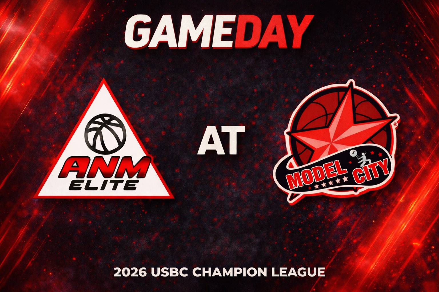 ANM Elite vs Anniston Model City BC 3:00pm August 9, 2026