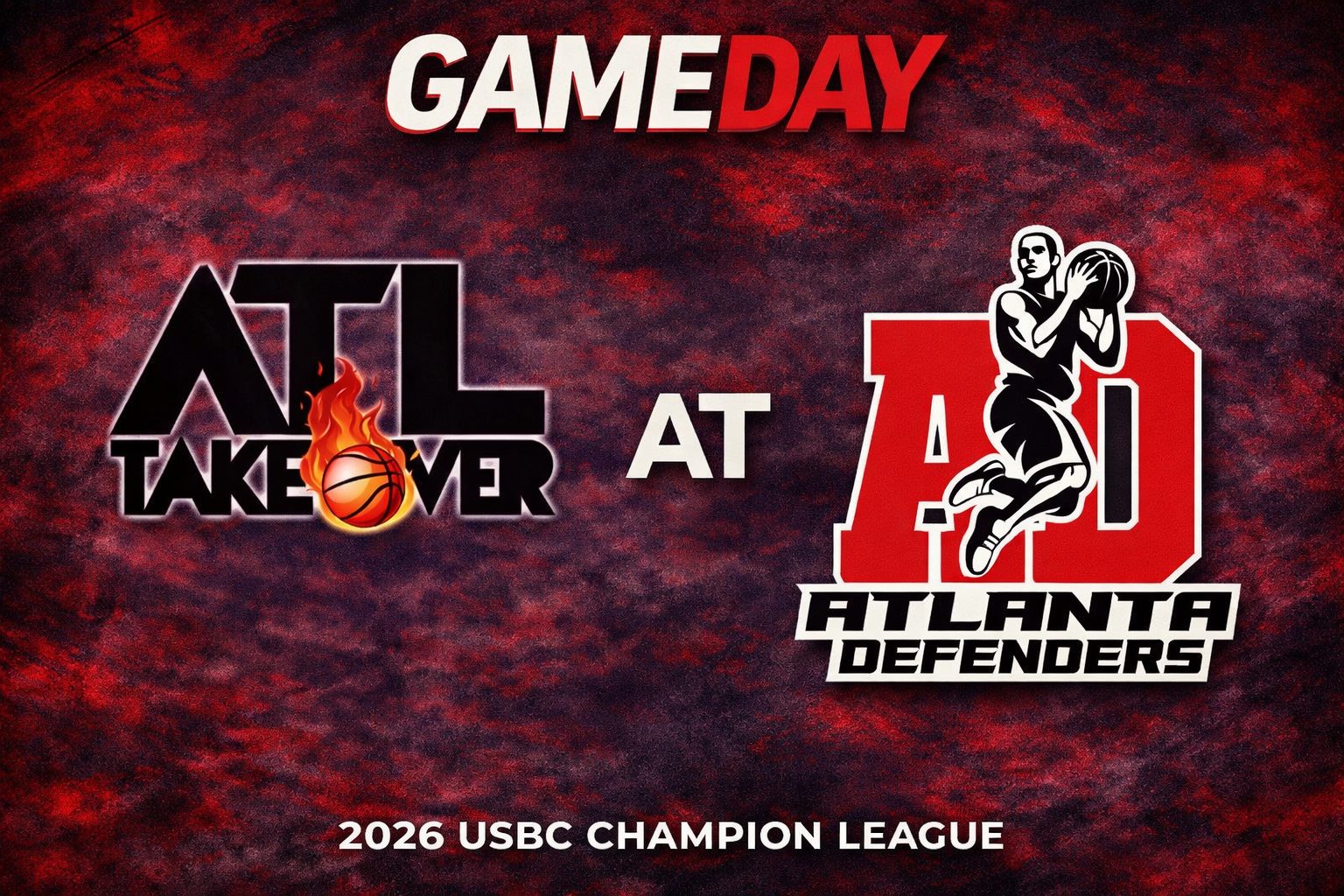 ATL TakeOver vs Atlanta Defenders 3:00pm October 11, 2026