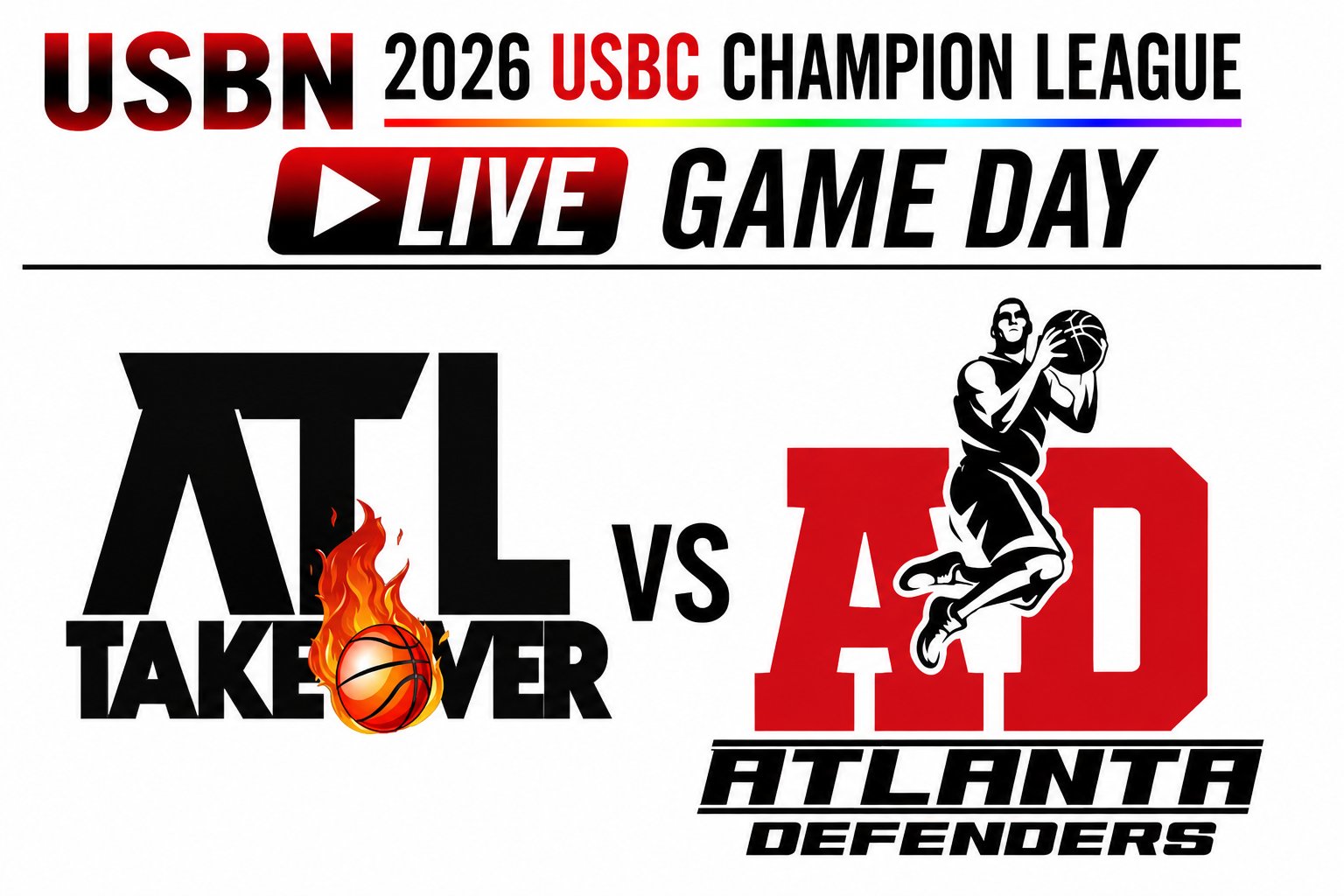 Atlanta Defenders at ATL TakeOver 3:00pm July 26, 2026