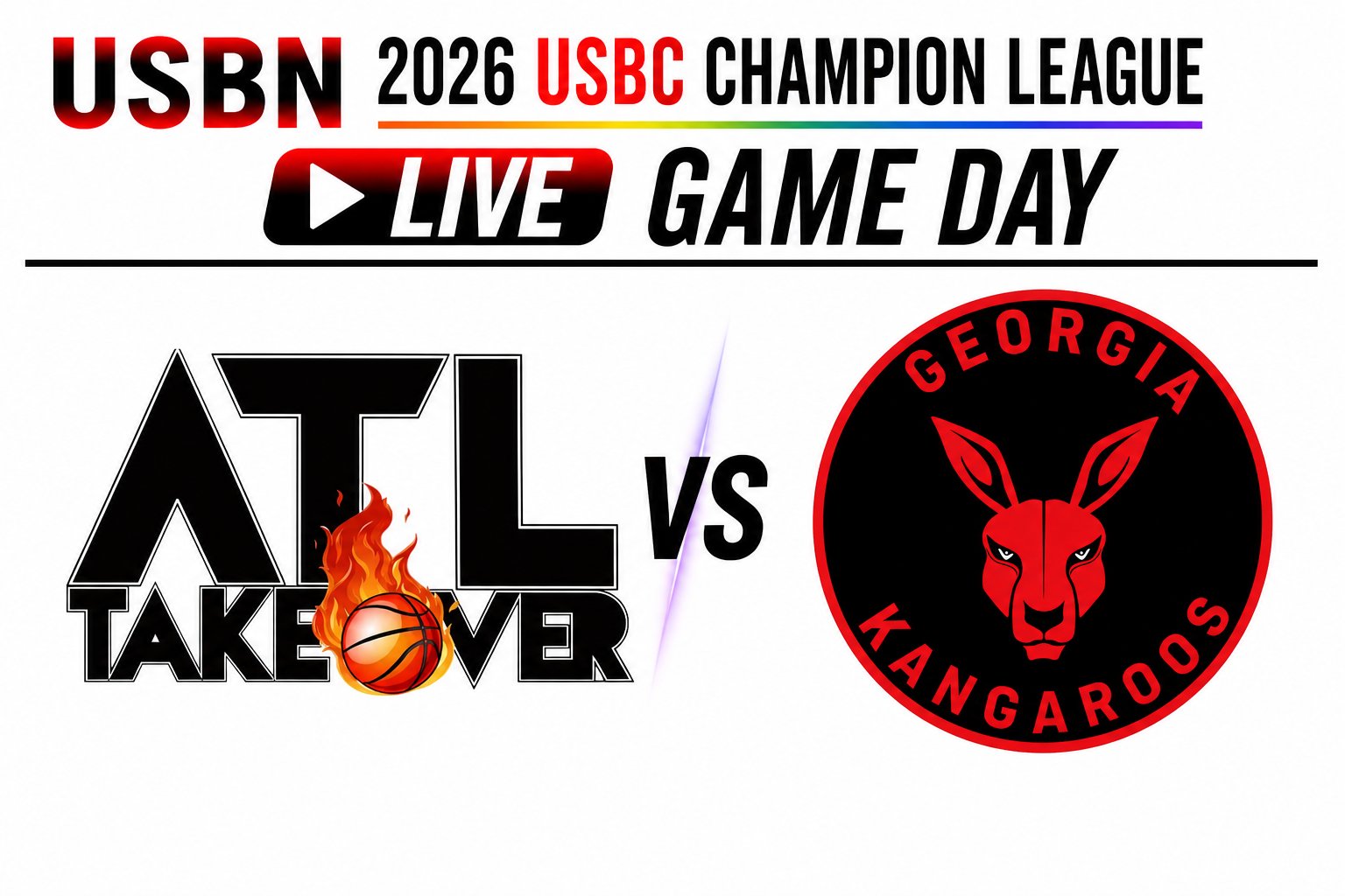 Georgia Kangaroos at ATL TakeOver 3:00pm August 16, 2026