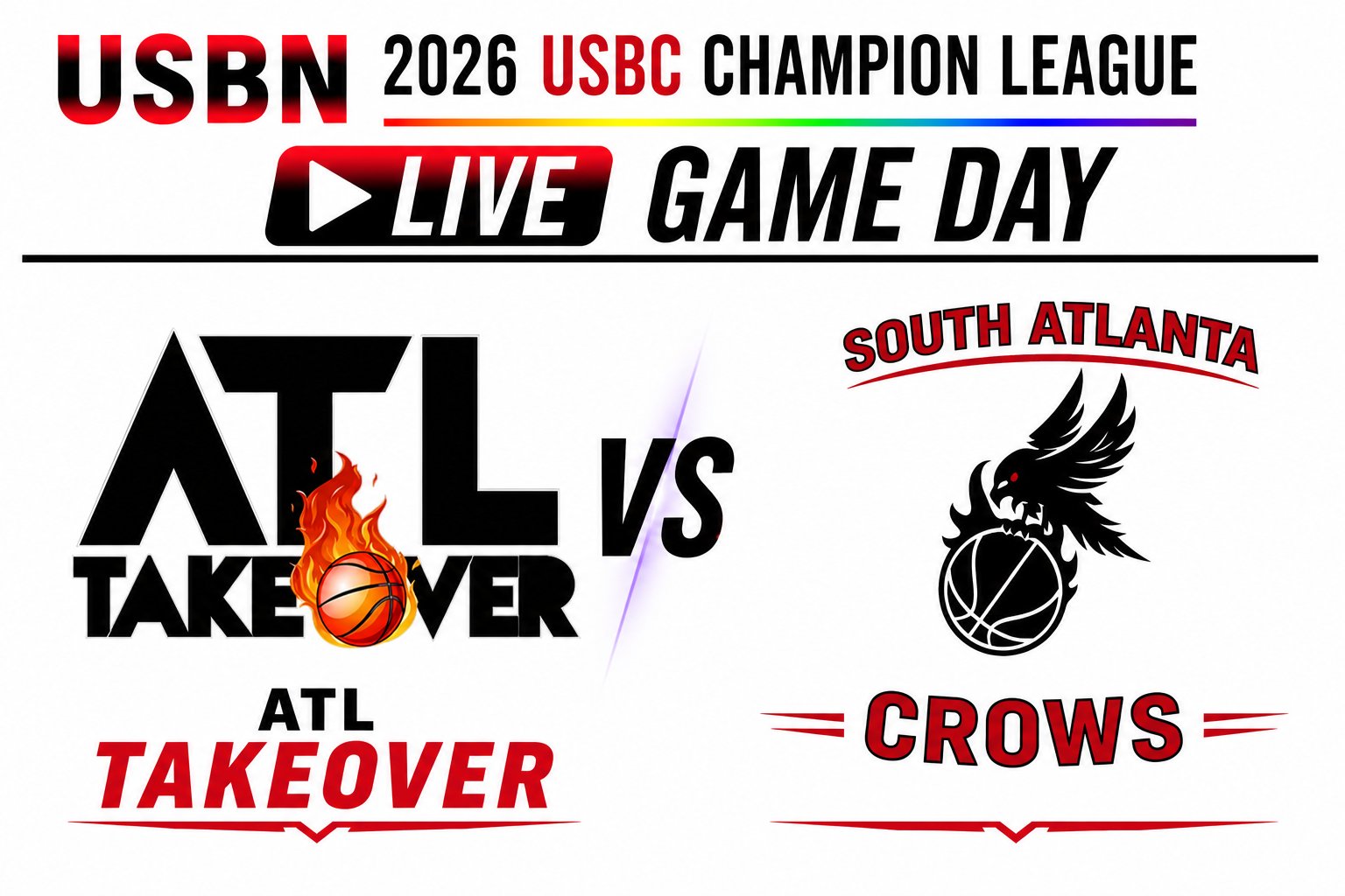 South Atlanta Crows at ATL TakeOver 3:00pm August 9, 2026