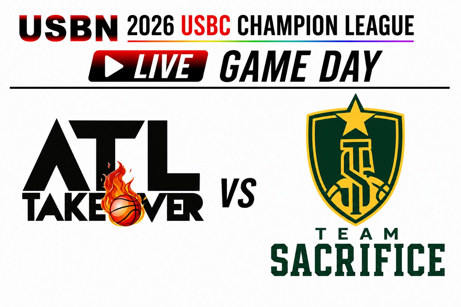 Team Sacrifice at ATL TakeOver 3:00pm September 13, 2026