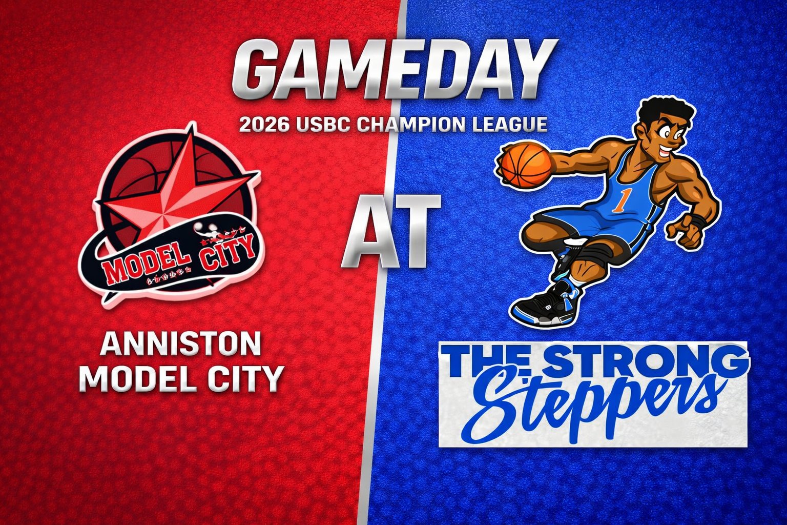 Anniston Model City BC vs Strong Steppers 3:00pm July 5, 2026