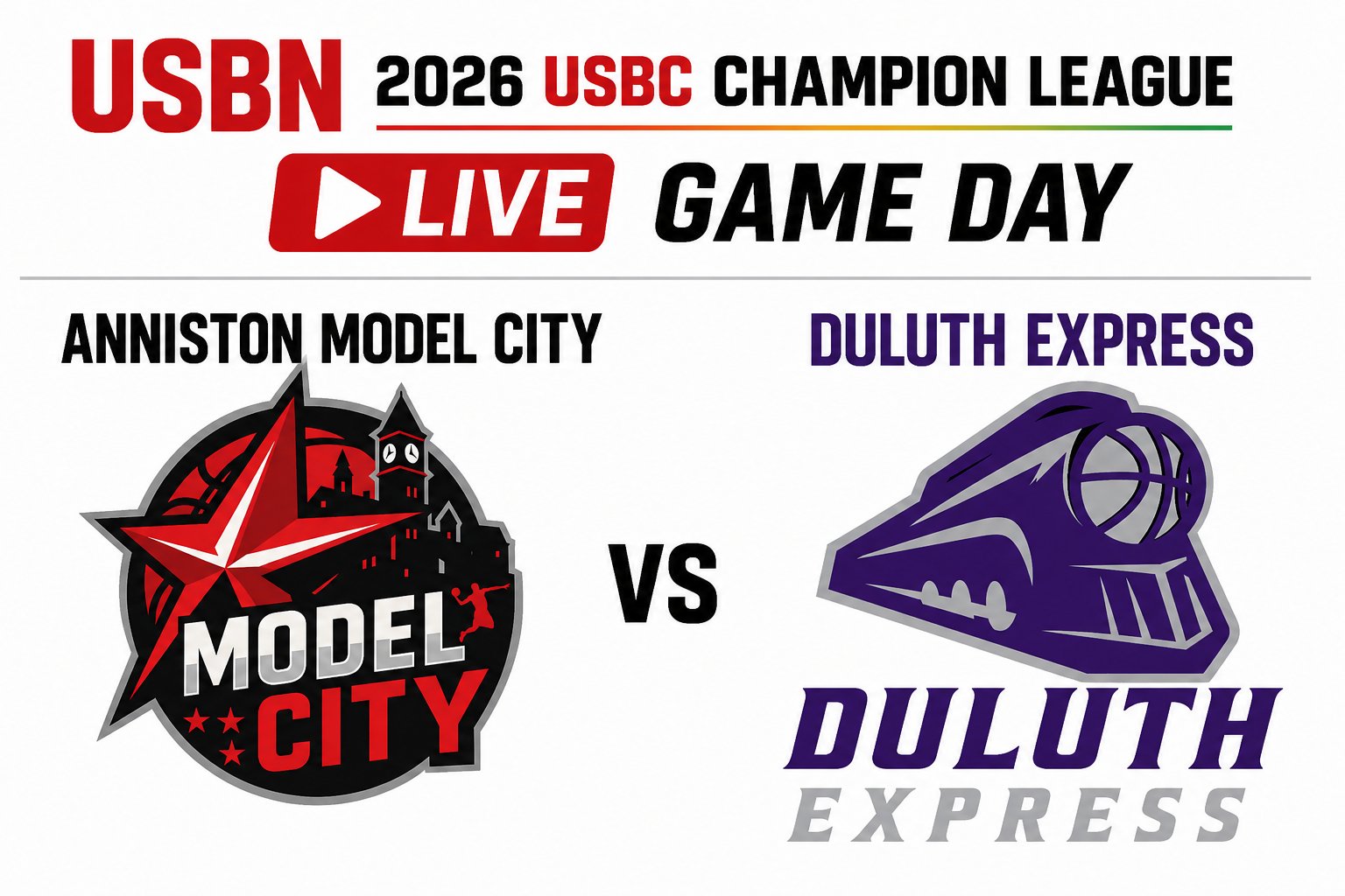 Duluth Express at Anniston Model City 3:00pm June 14, 2026
