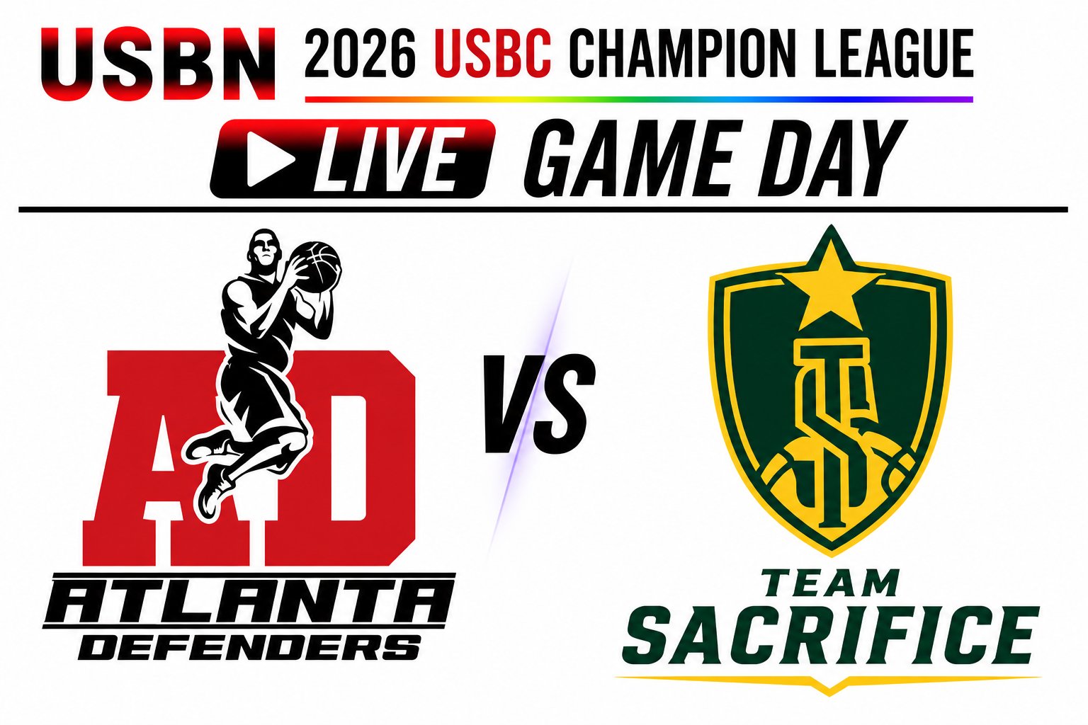 Team Sacrifice at Atlanta Defenders 3:00pm August 9, 2026