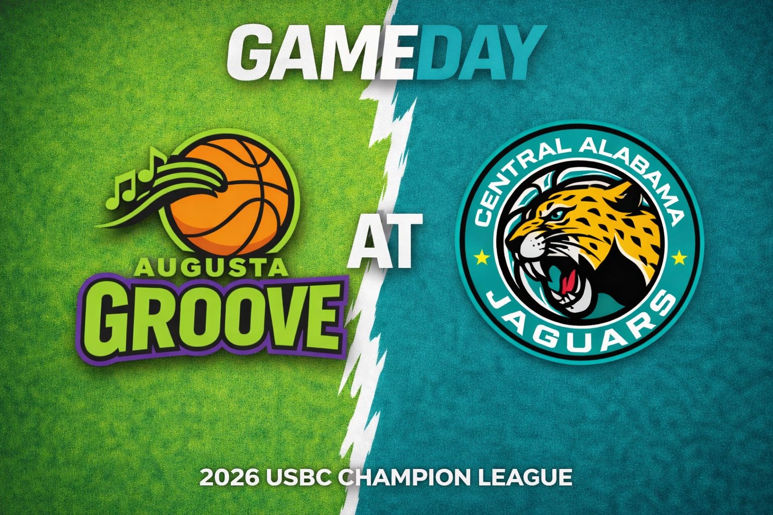 Augusta Groove vs Central Alabama Jaguars 3:00pm July 12, 2026