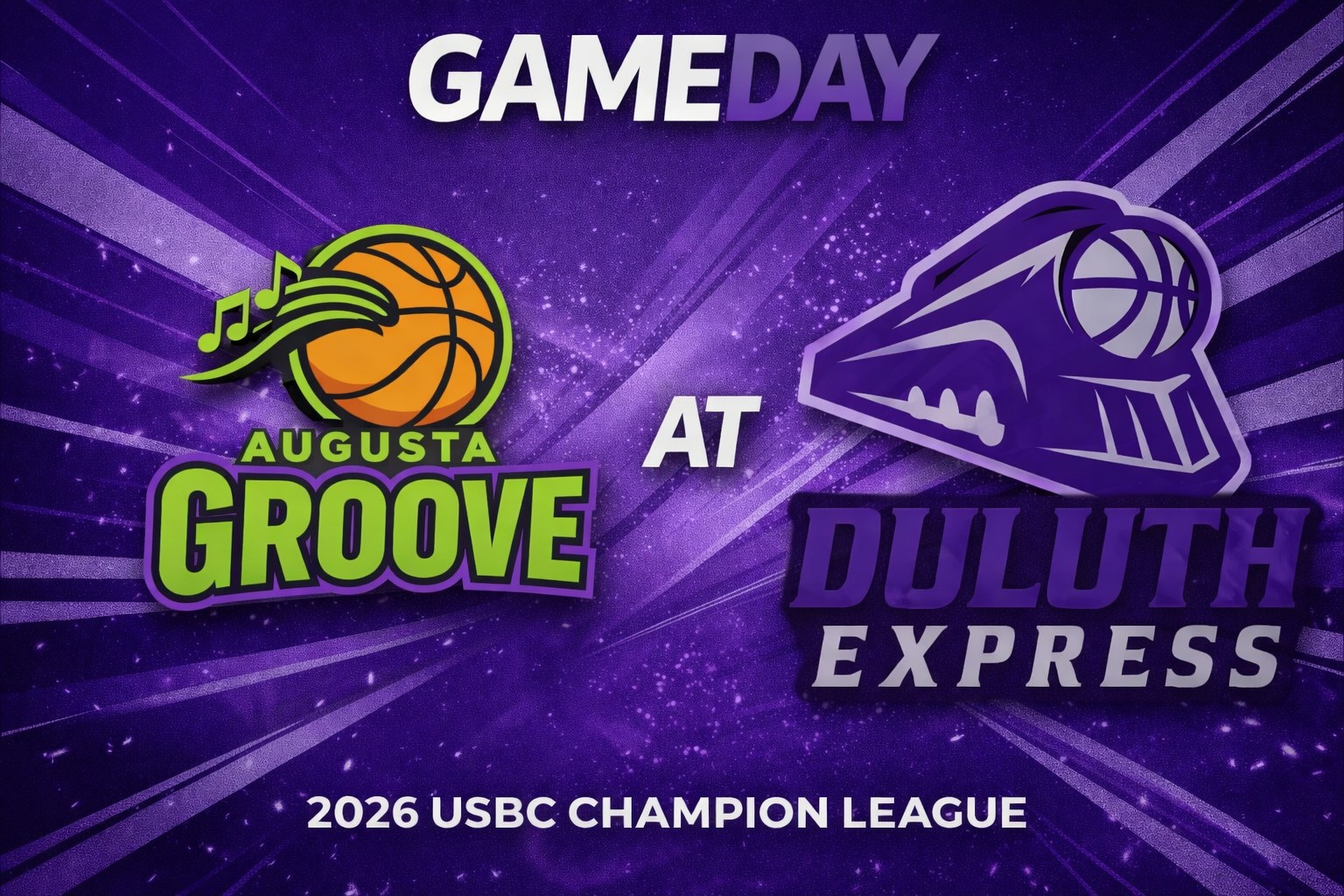Augusta Groove vs Duluth Express 3:00pm July 5, 2026