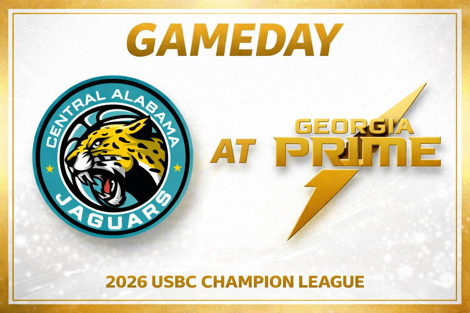 Central Alabama Jaguars vs Georgia Prime 3:00pm October 25, 2026