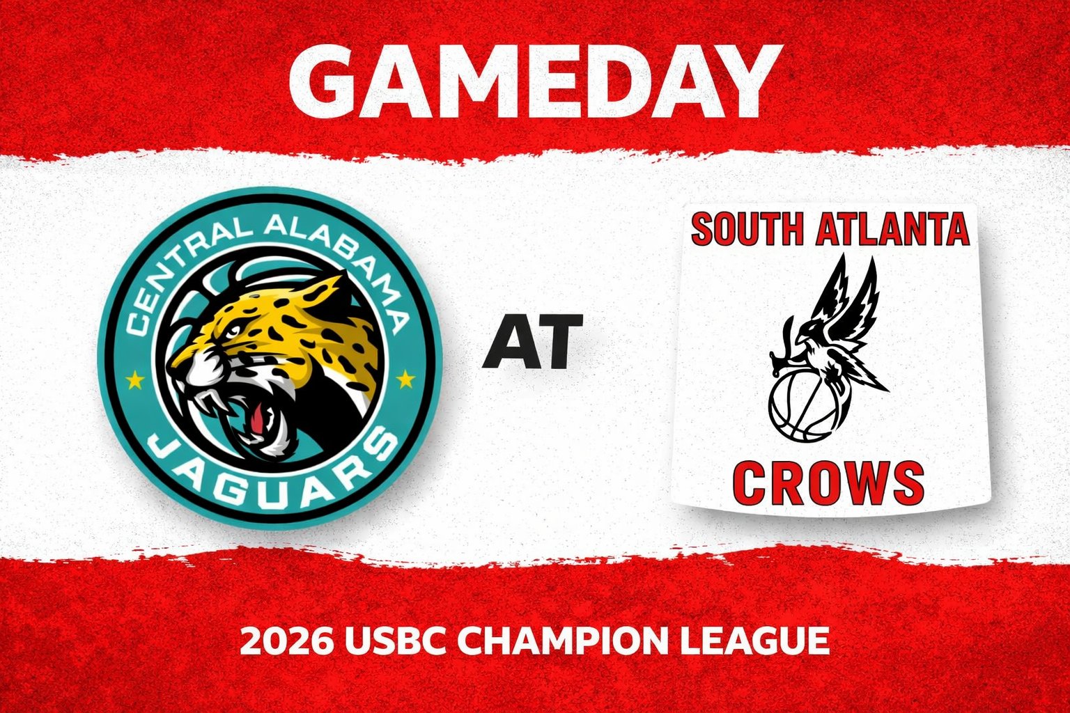 Central Alabama Jaguars vs South Atlanta Crows 3:00pm September 13th, 2026