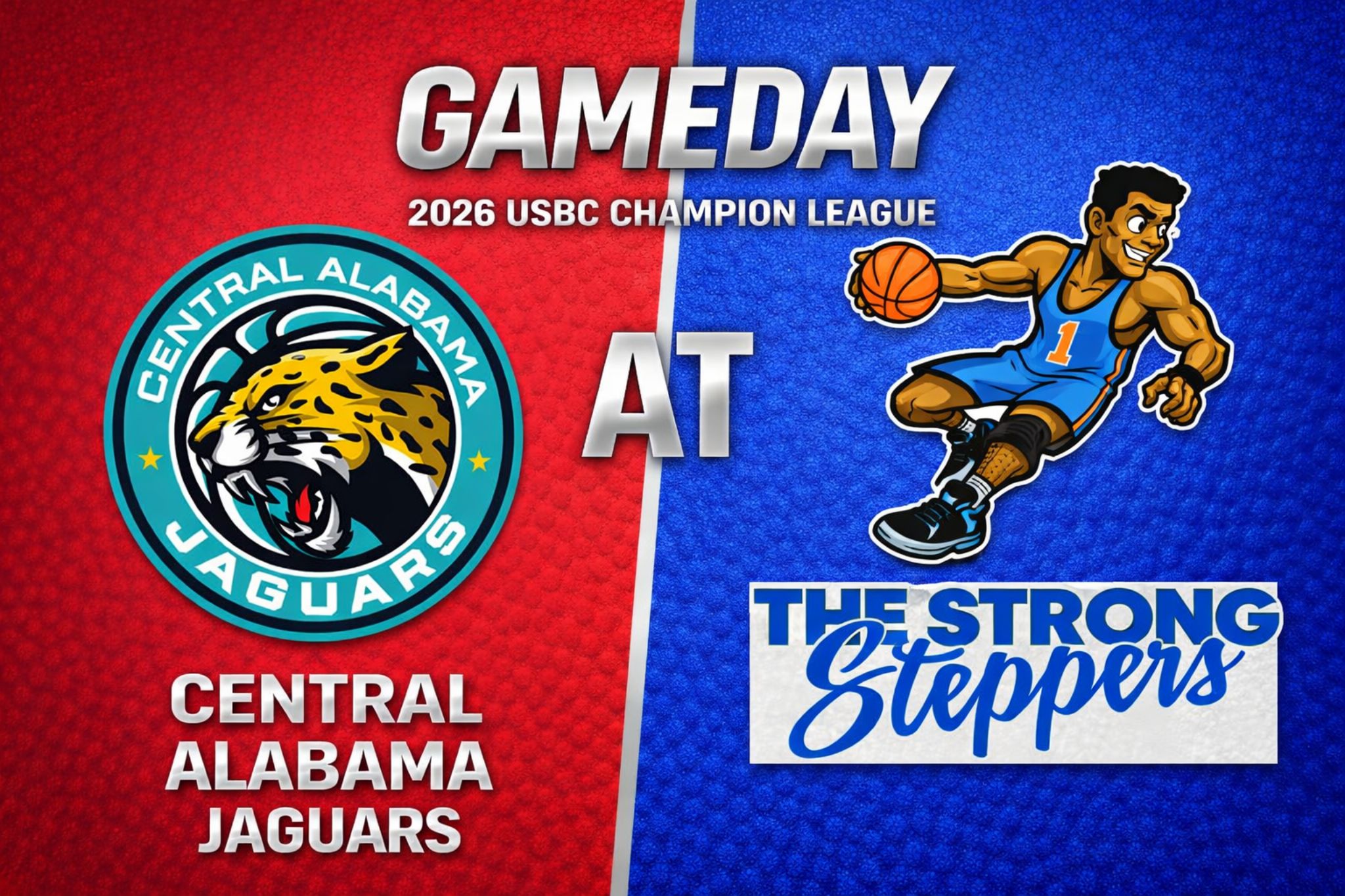 Central Alabama Jaguars vs Strong Steppers 3:00pm June 21, 2026