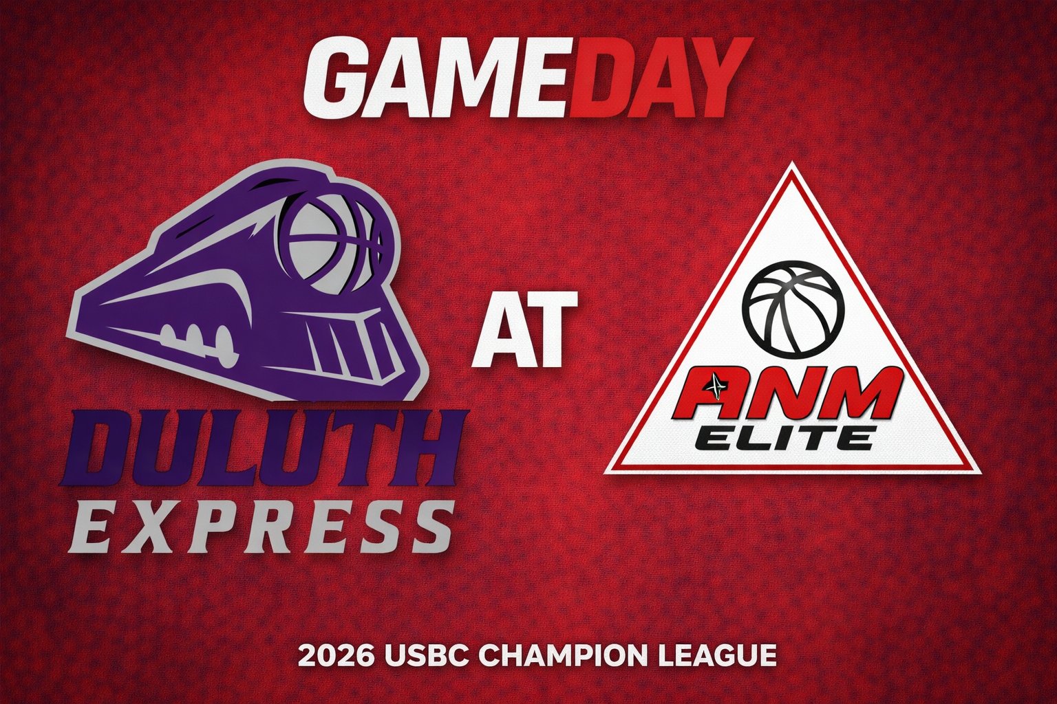 Duluth Express vs ANM Elite 3:00pm September 20, 2026