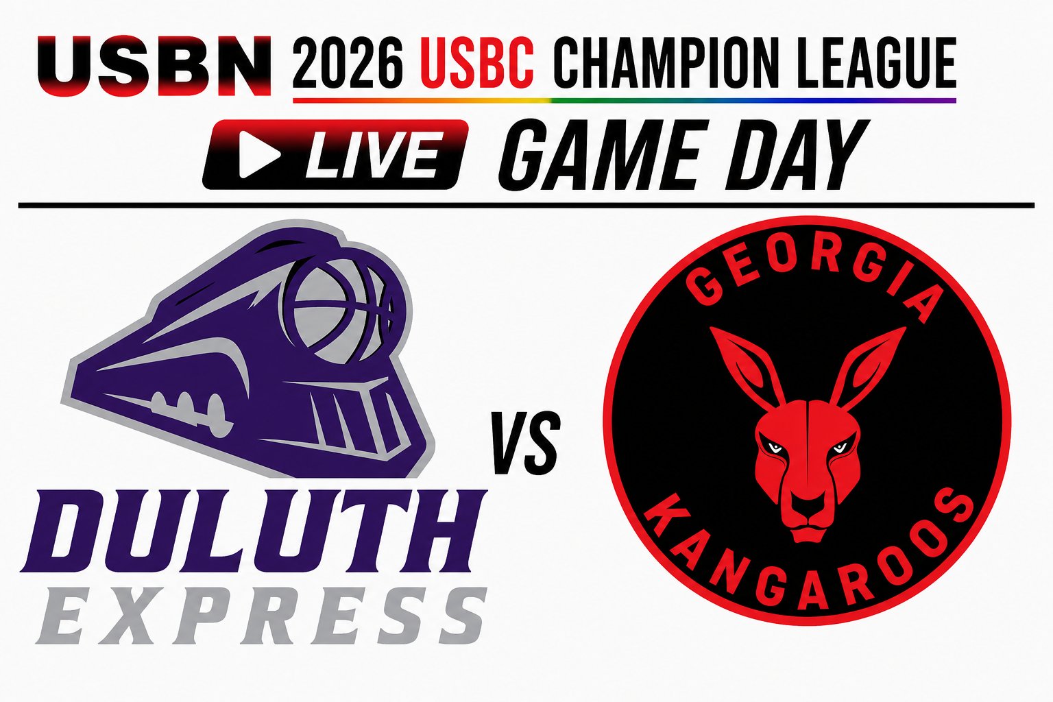 Georgia Kangaroos at Duluth Express 3:00pm September 27, 2026