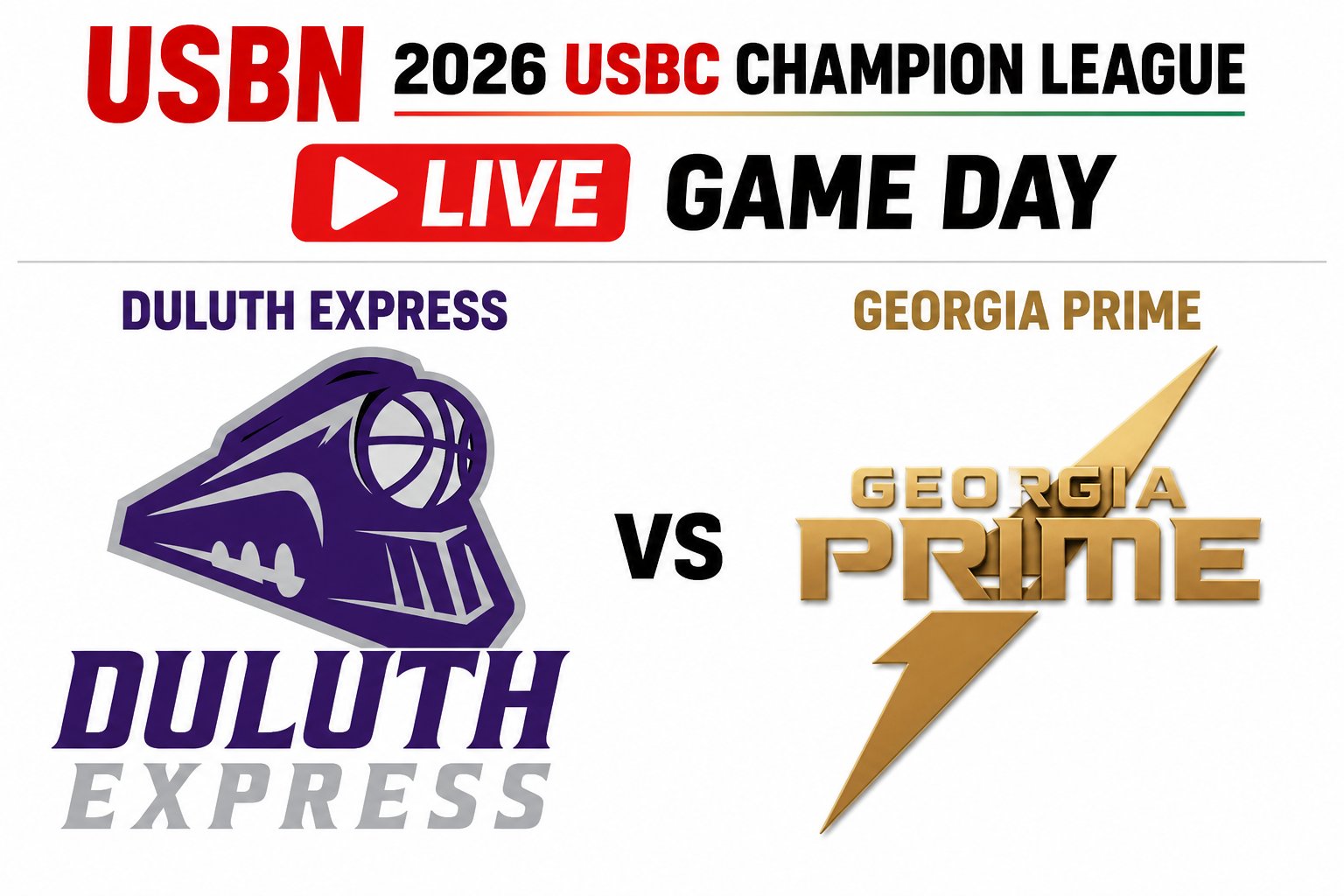 Georgia Prime at Duluth Express 3:00pm June 28, 2026