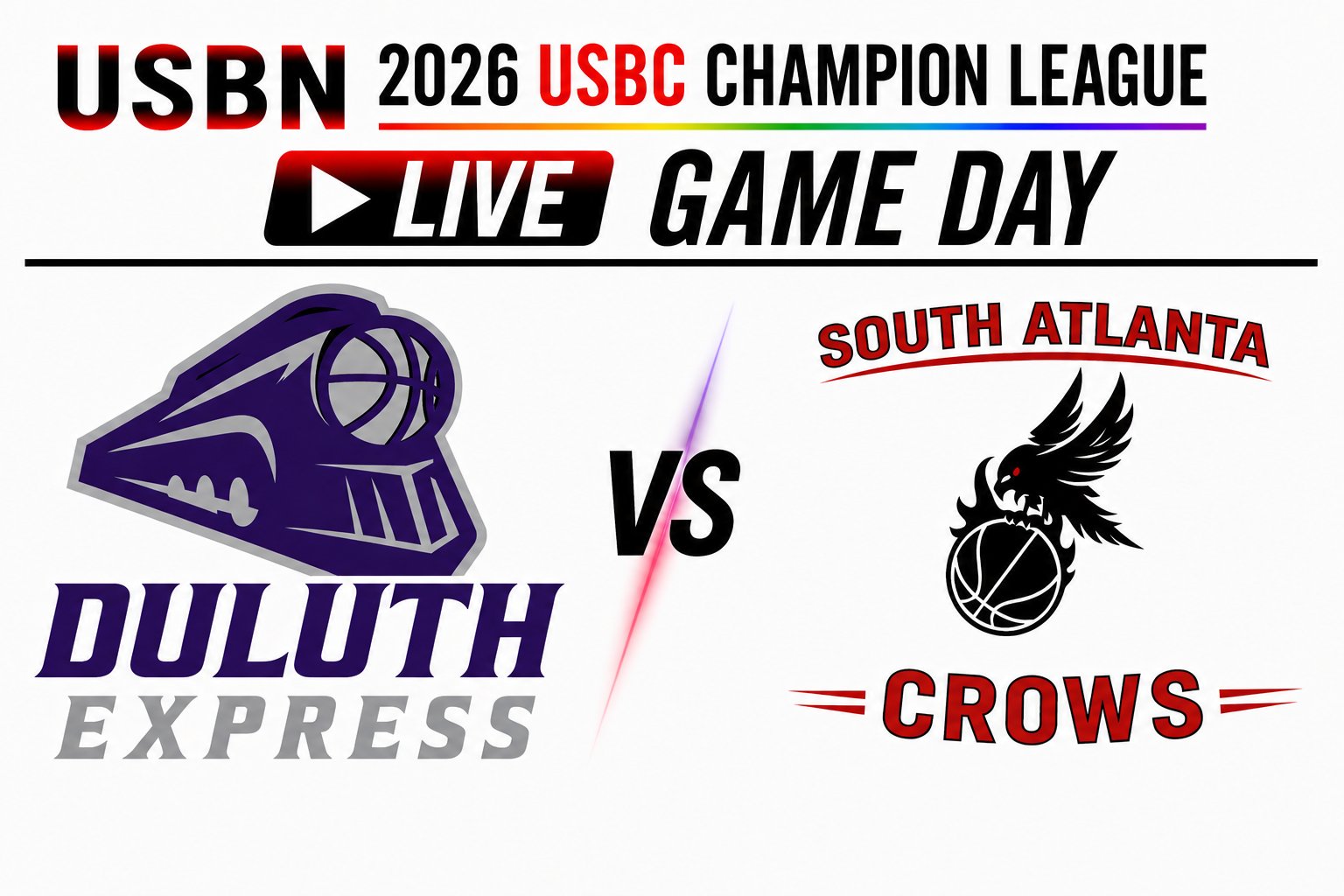 South Atlanta Crows at Duluth Express 3:00pm August 23, 2026
