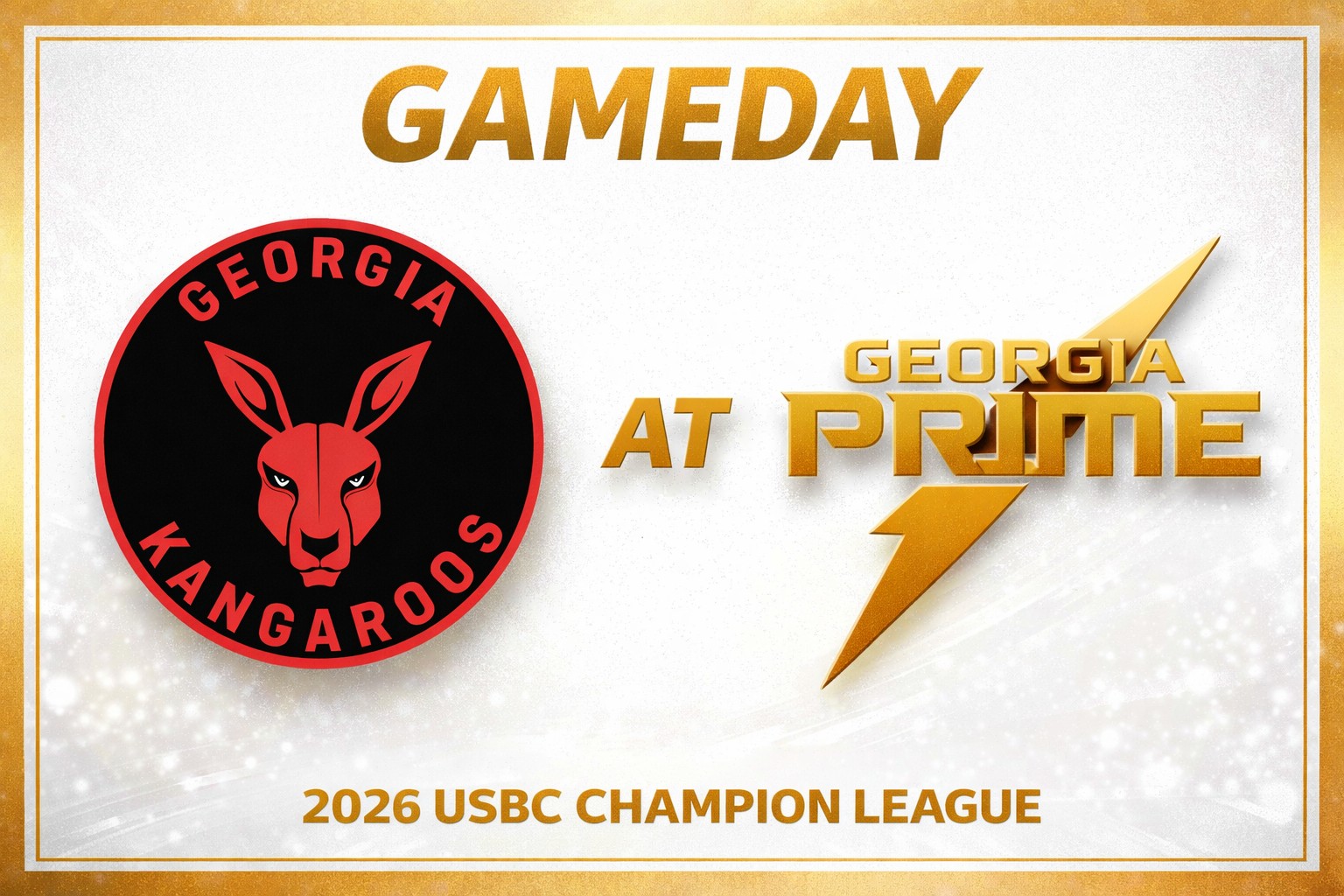 Georgia Kangaroos vs Georgia Prime 3:00pm August 2, 2026