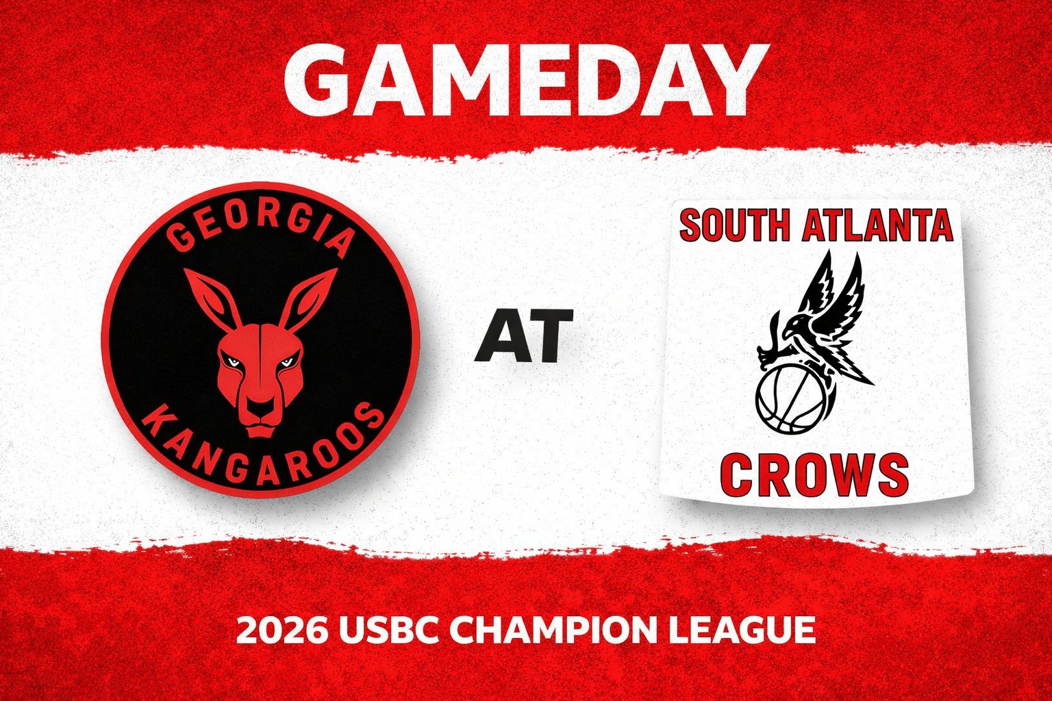 Georgia Kangaroos vs South Atlanta Crows 3:00pm June 21, 2026