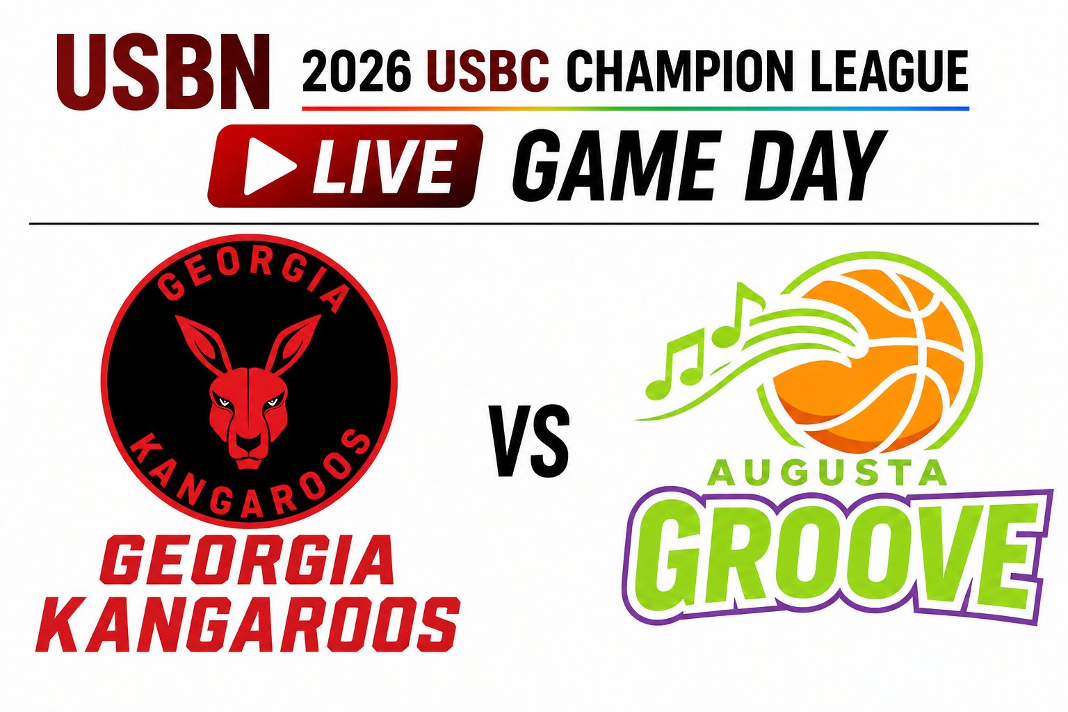 Augusta Groove at Georgia Kangaroos 3:00pm June 28, 2026