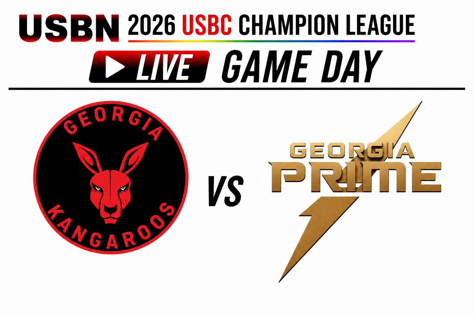 Georgia Prime at Georgia Kangaroos 3:00pm September 13, 2026