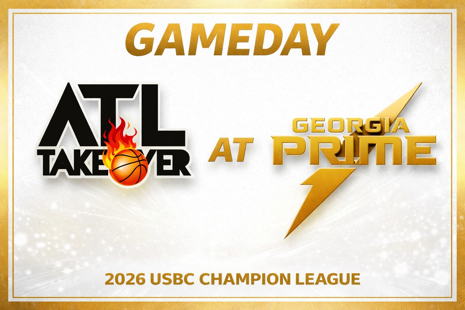 ATL TakeOver vs Georgia Prime 3:00pm September 20th, 2026