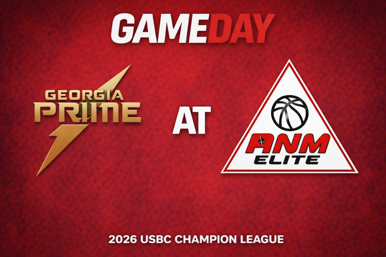 Georgia Prime vs ANM Elite 3:00pm June 21, 2026