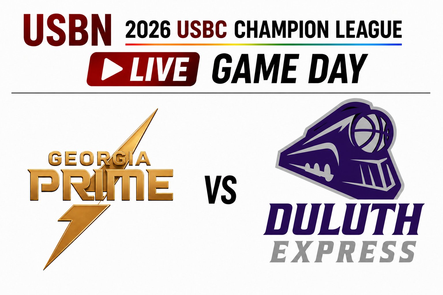 Duluth Express at Georgia Prime 3:00pm May 31, 2026