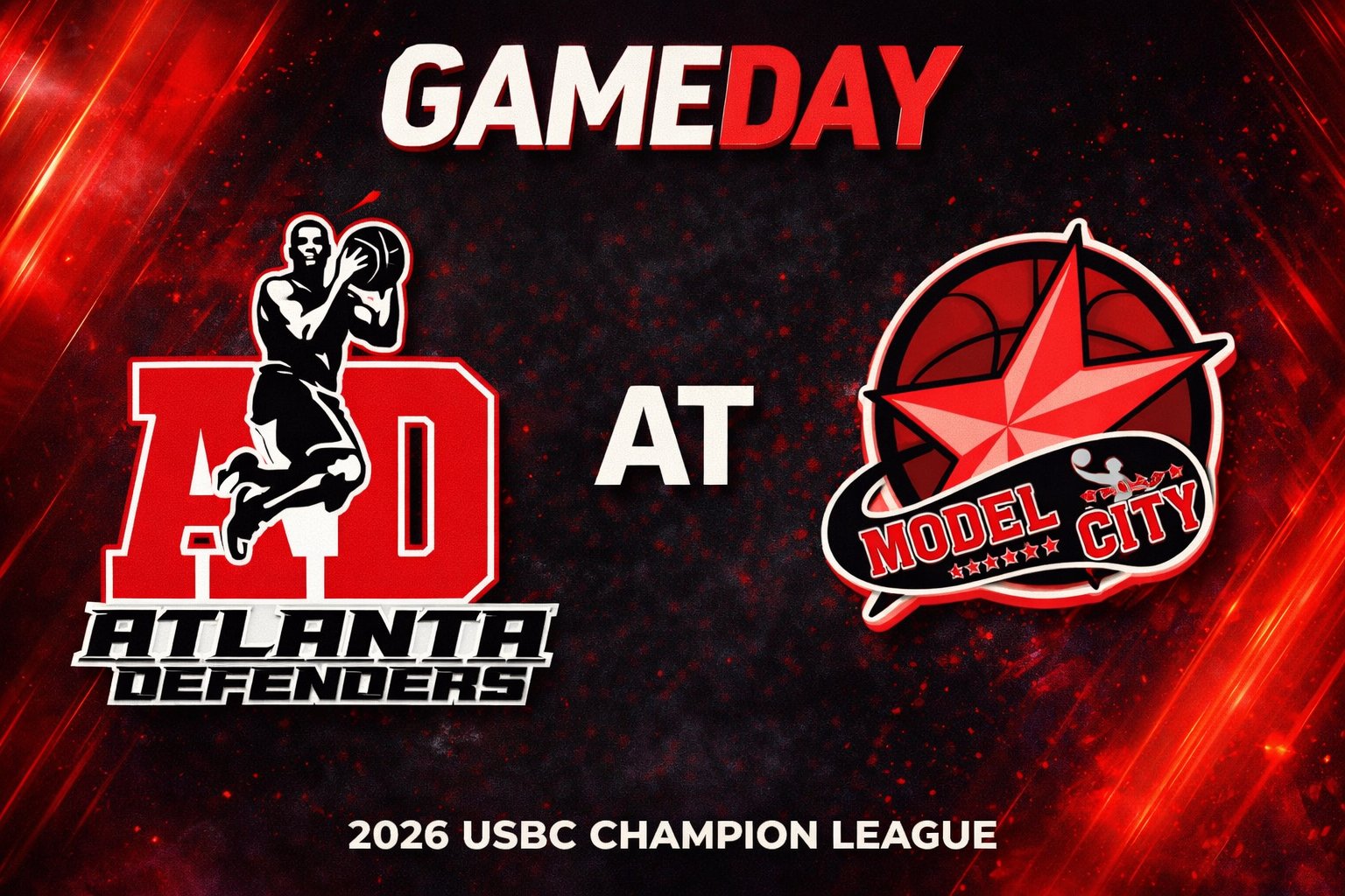 Atlanta Defenders vs Anniston Model City BC 3:00pm June 28, 2026