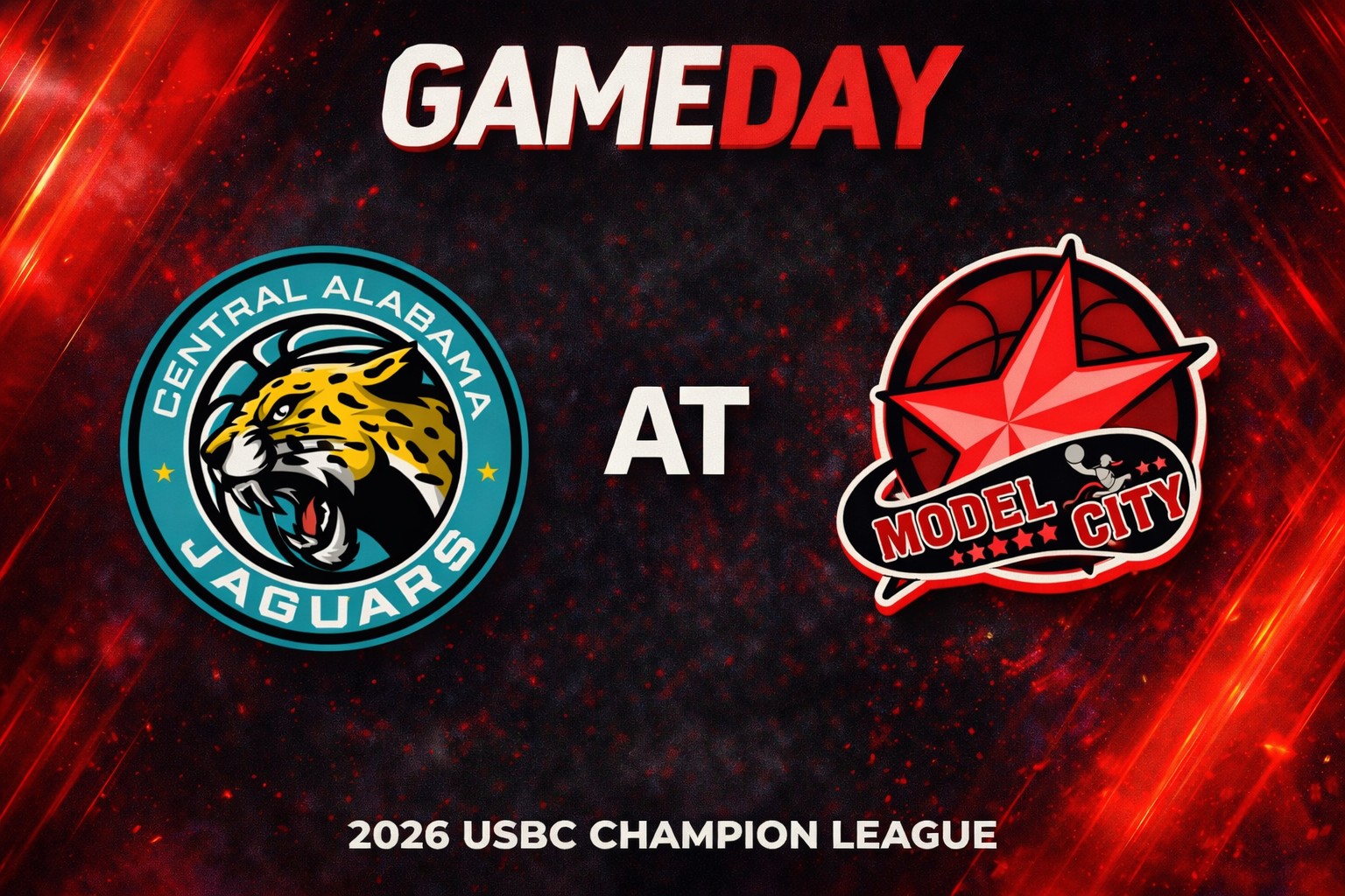 Central Alabama Jaguars vs Anniston Model City BC 3:00pm July 26, 2026