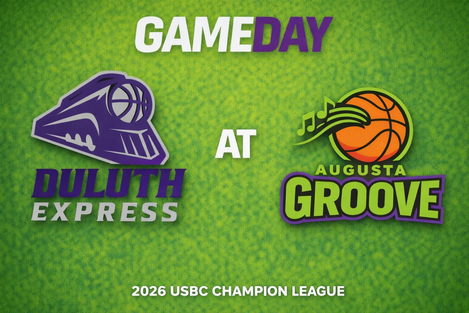 Duluth Express vs Augusta Groove 3:00pm September 20, 2026
