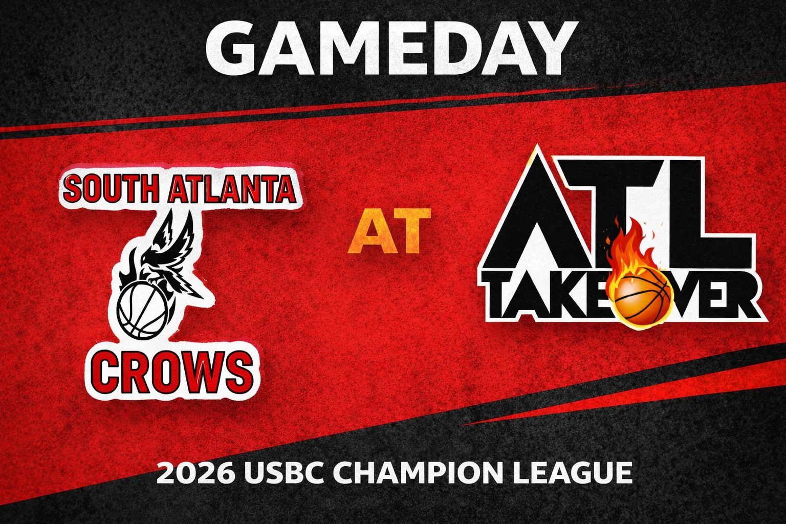 South Atlanta Crows vs ATL TakeOver 3:00pm August 9, 2026