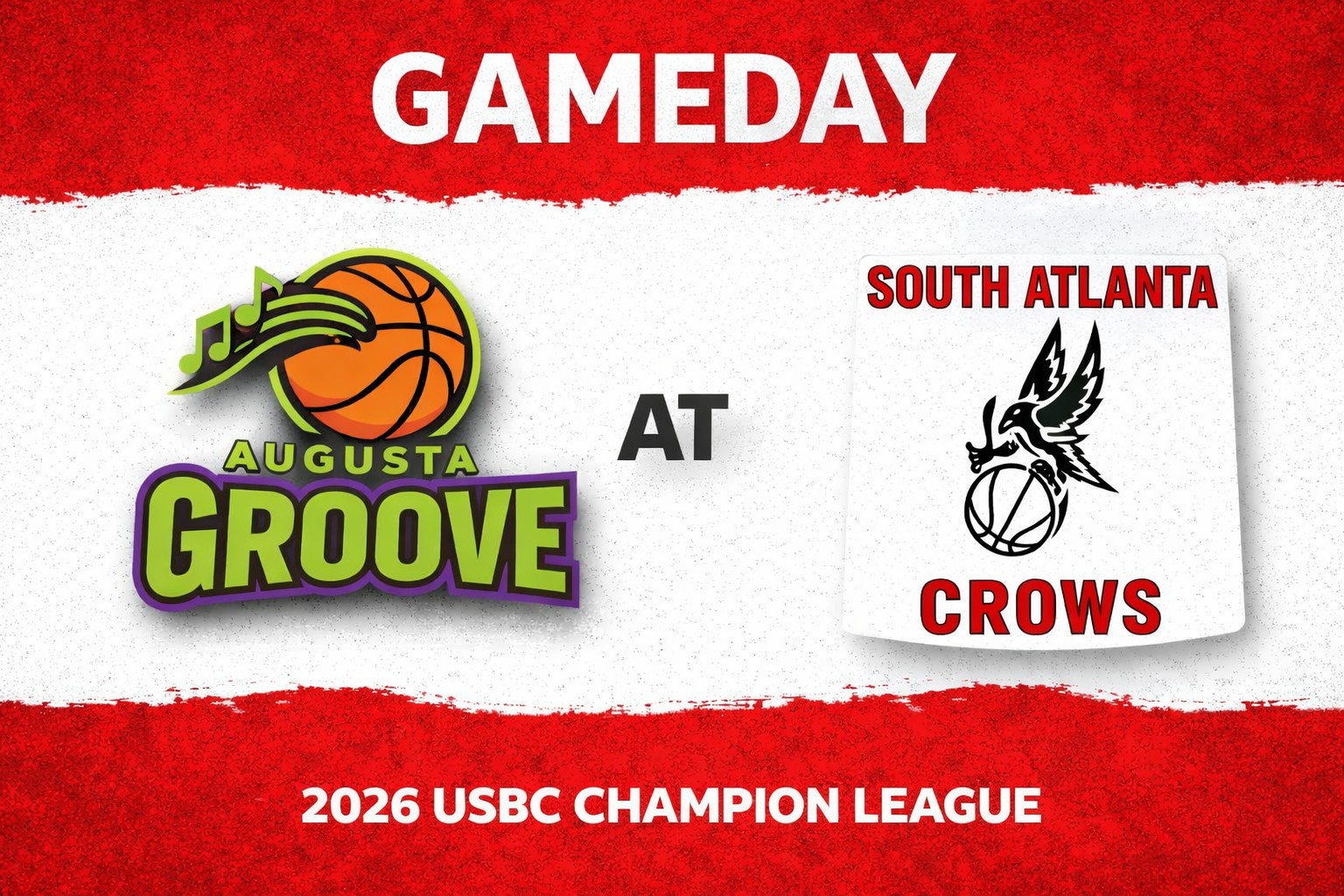 Augusta Groove vs South Atlanta Crows 3:00pm August 30, 2026