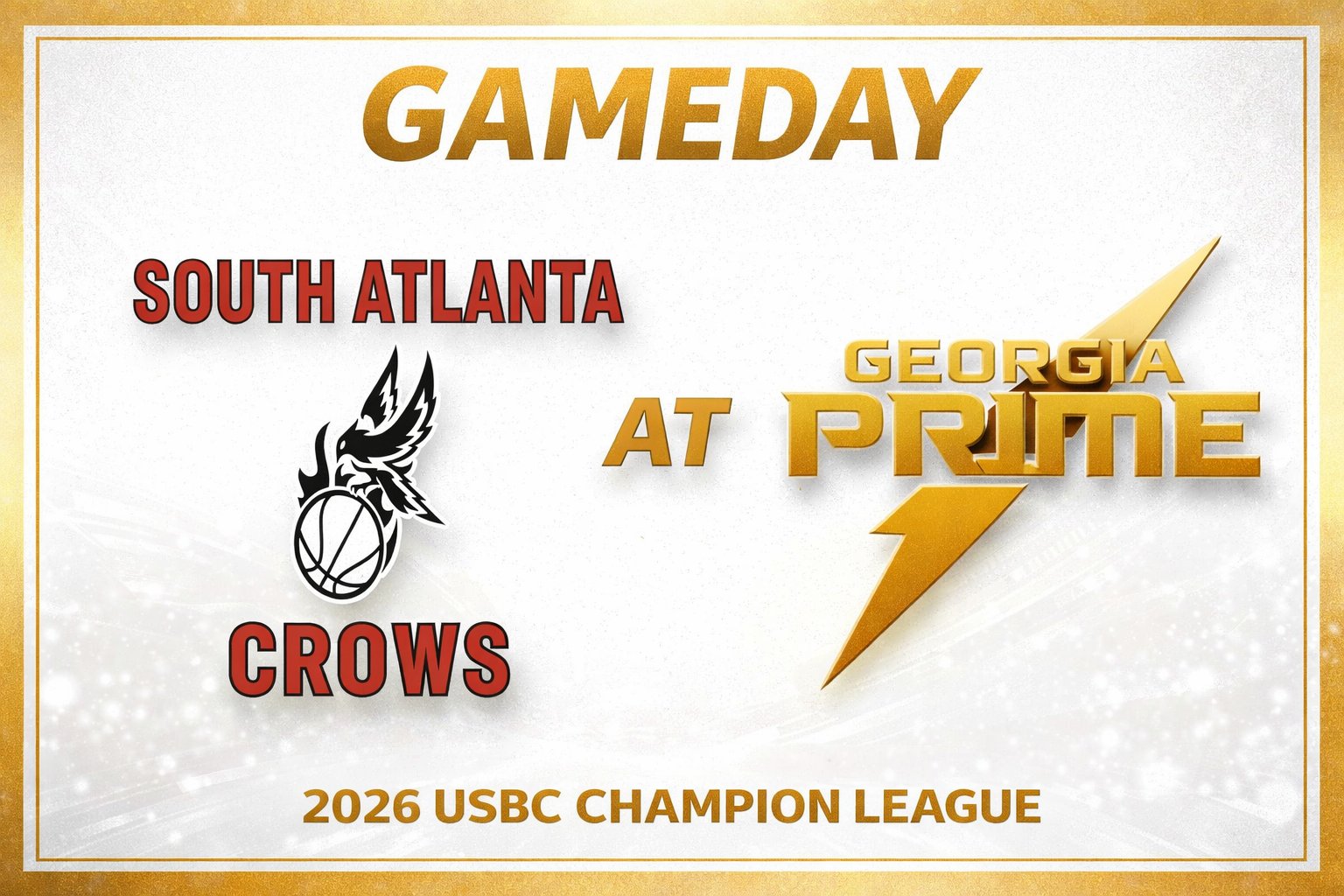 South Atlanta Crows vs Georgia Prime 3:00pm July 26, 2026
