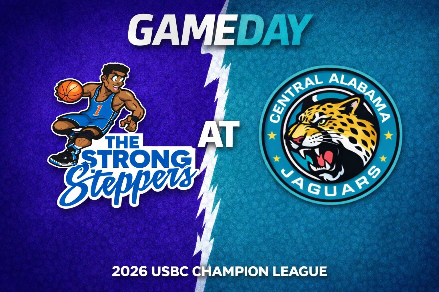 Strong Steppers vs Central Alabama Jaguars 3:00pm September 6, 2026