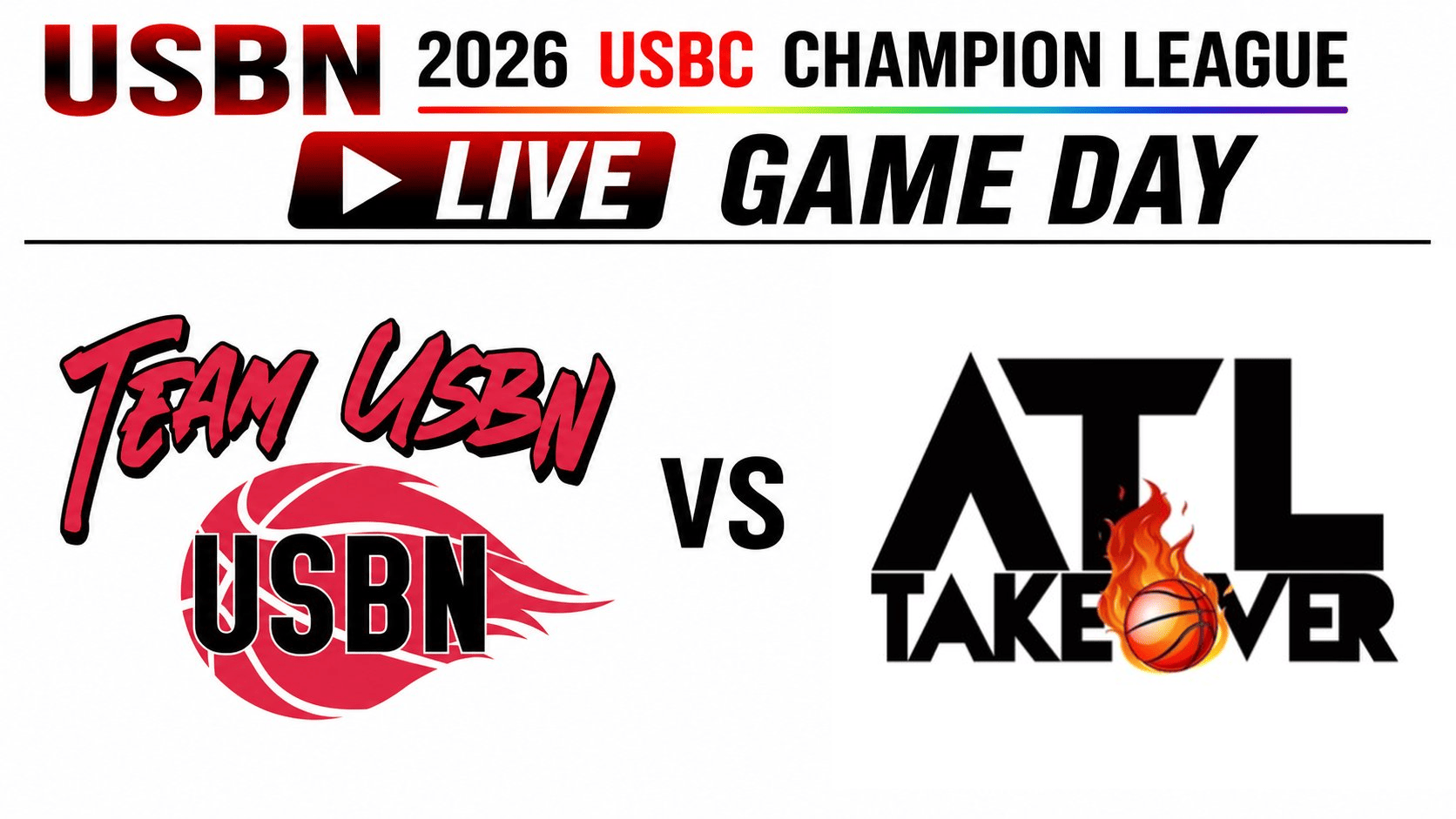 TEAM USBN at ATL TakeOver at 3:00pm August 23, 2026