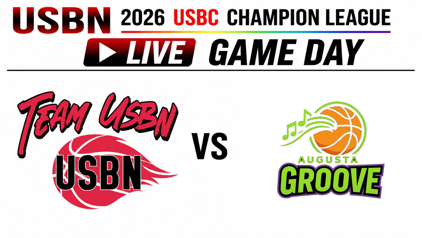 TEAM USBN at Augusta Groove 3:00pm August 16, 2026