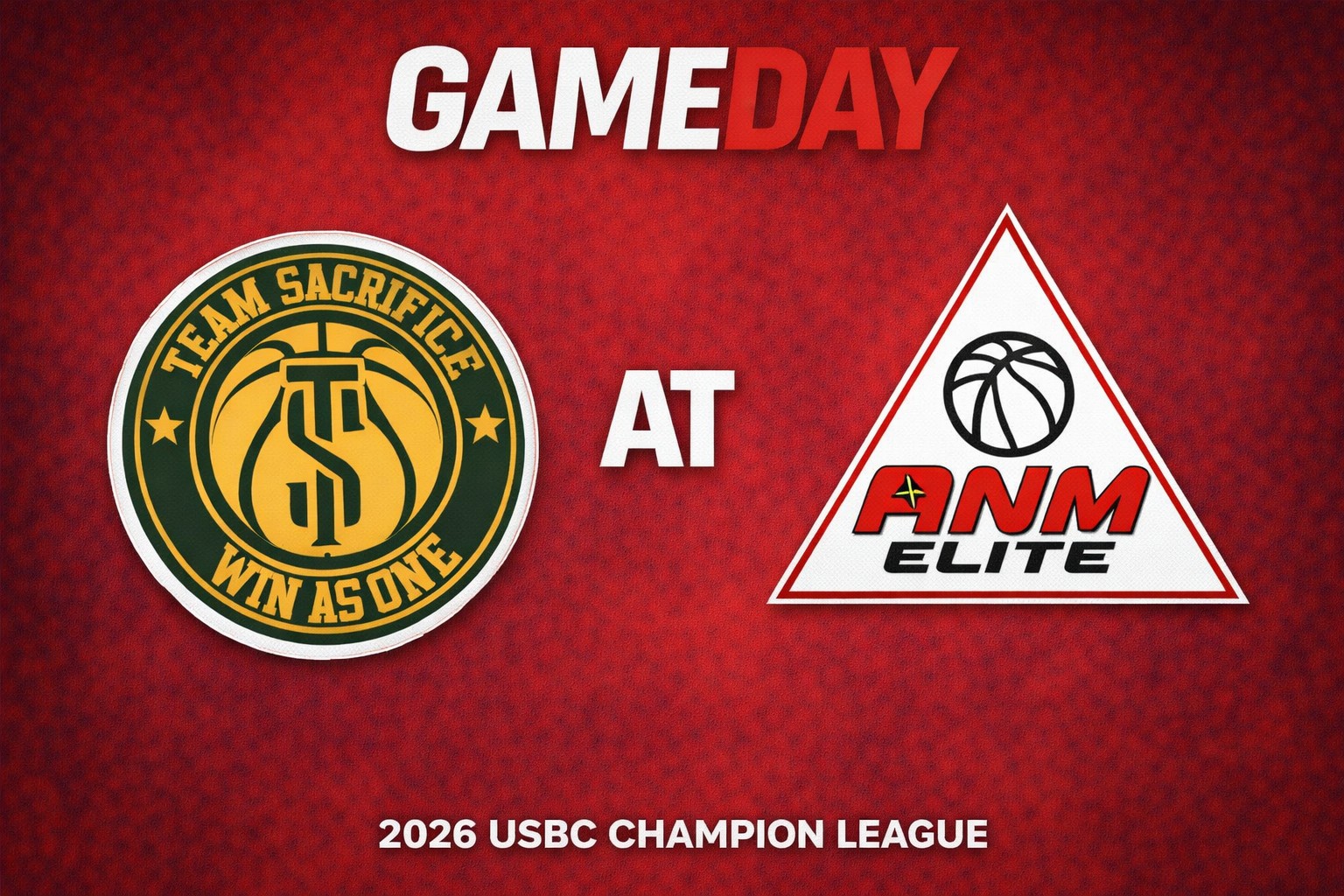 Team Sacrifice vs ANM Elite 3:00pm August 23, 2026