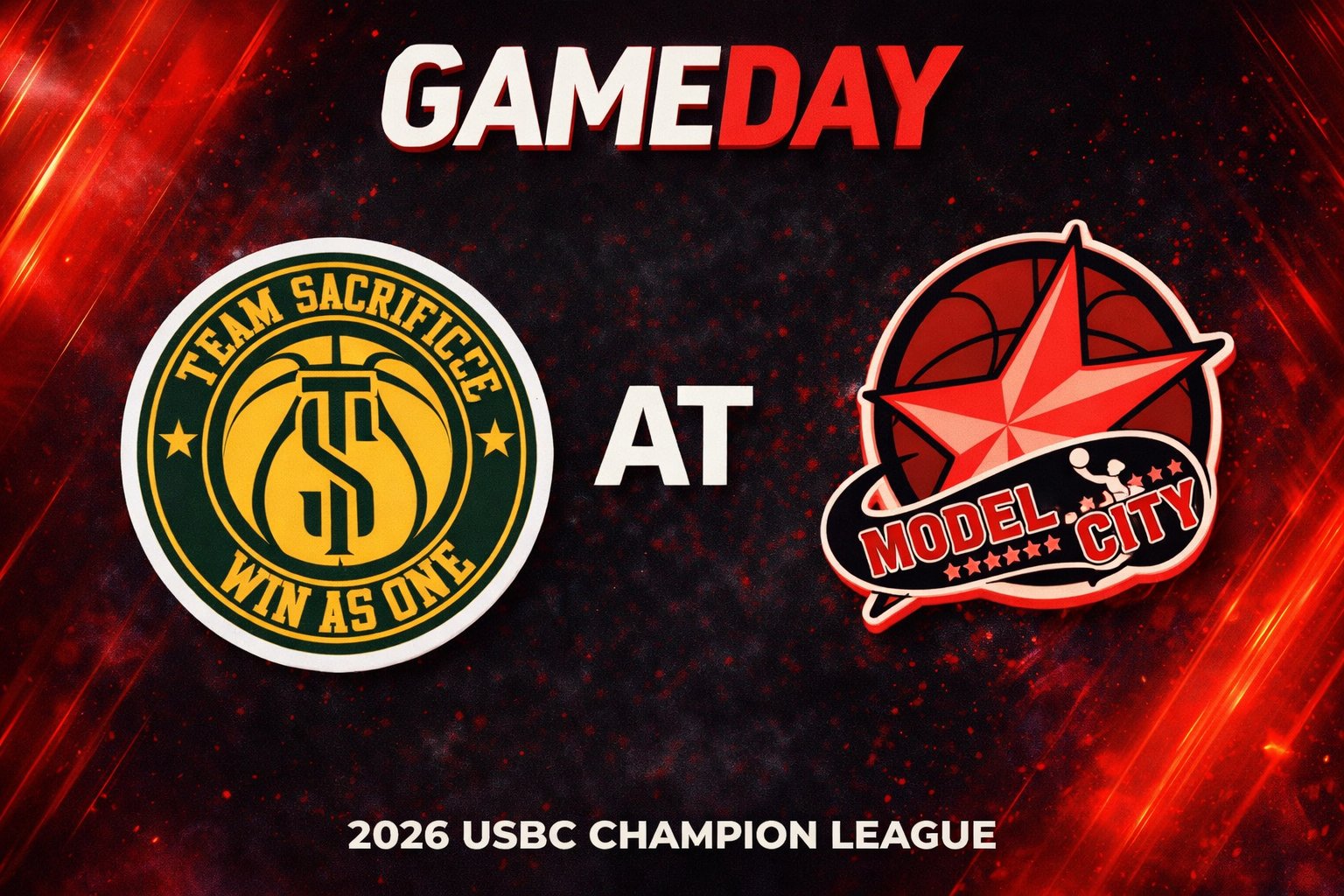 Team Sacrifice vs Anniston Model City BC 3:00pm May 31, 2026